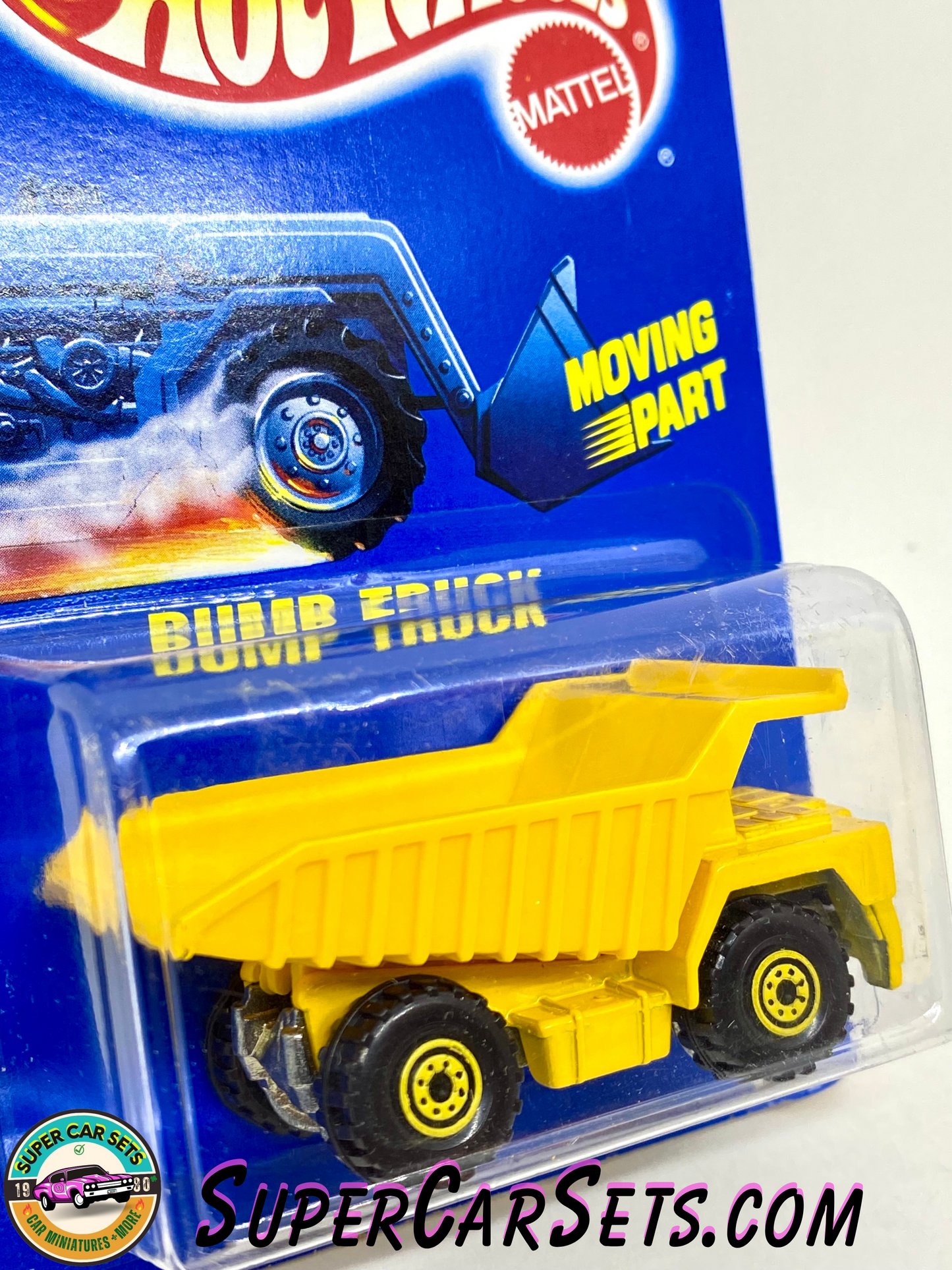 Hot Wheels (VINTAGE) (Year launched 1992) - Dump Truck (#38) (card aged)