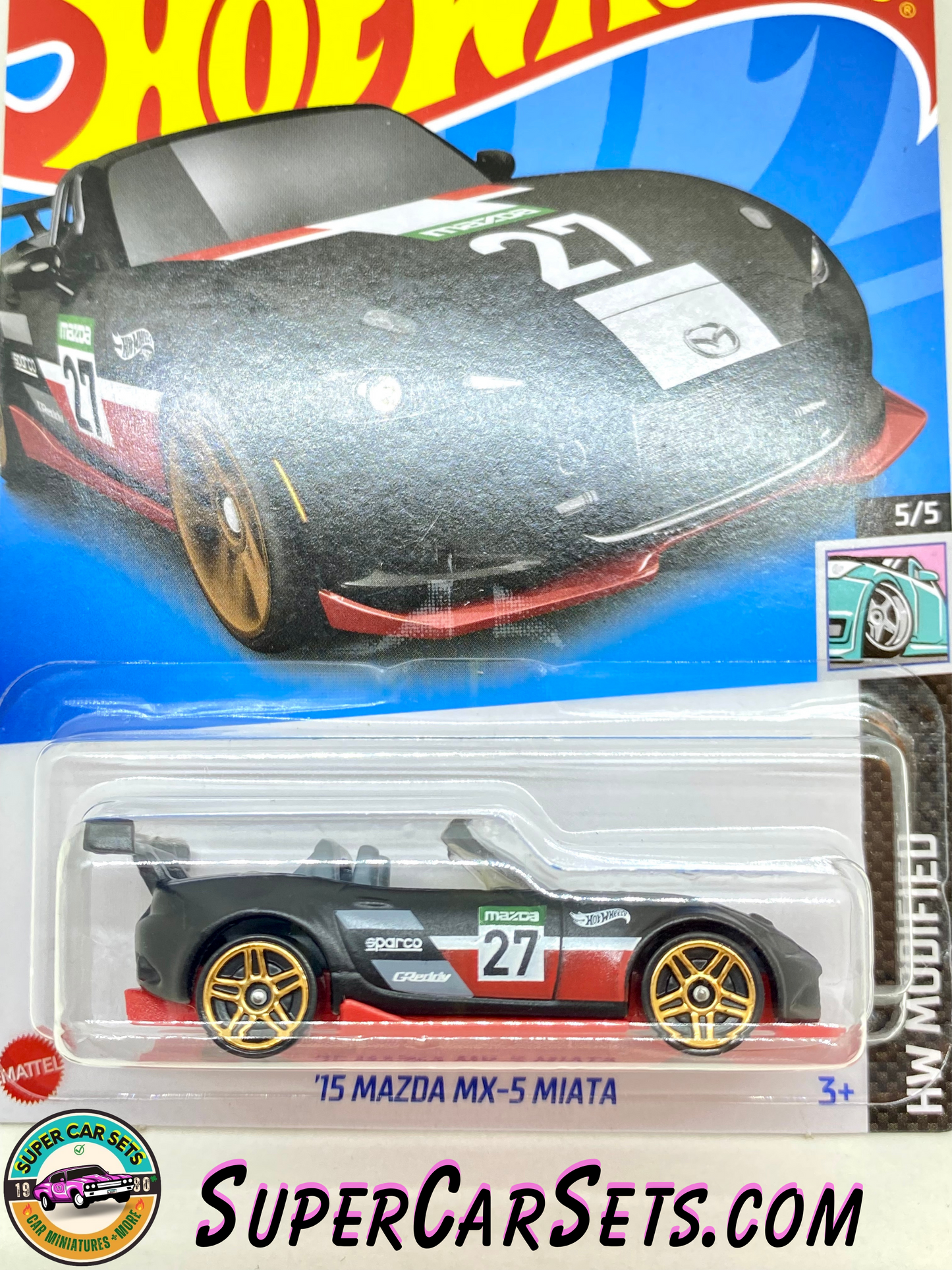 15 Mazda MX-5 Miata - Hot Wheels HW Modified - 2023 (5/5) (114/250)