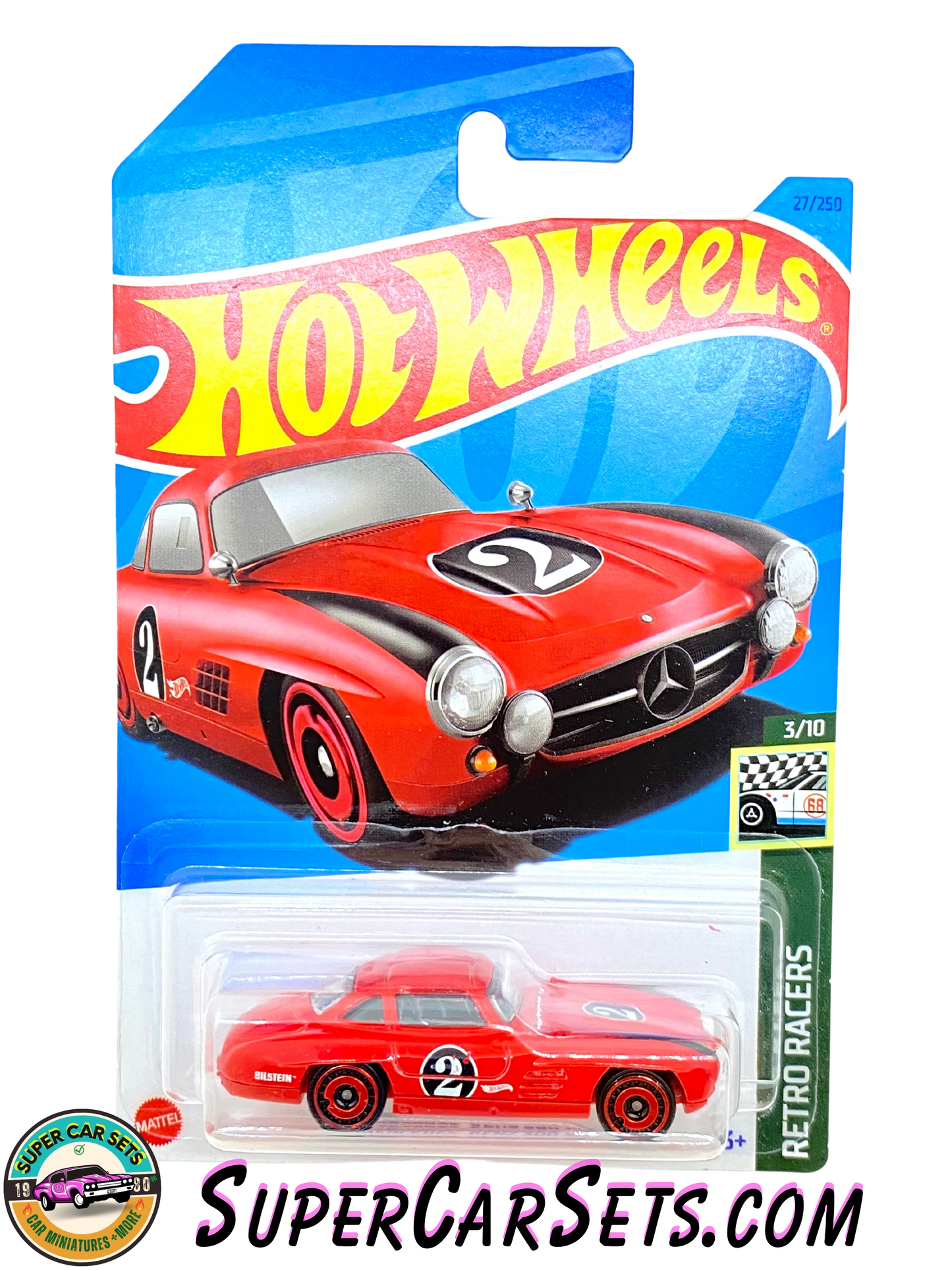 Mercedes-Benz 300 SL - Hot Wheels - Retro Racers 2023 (3/10) (27/250)