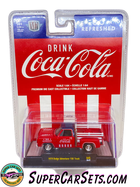 Coca-Cola – 1932 Ford Tudor Sedan (gelbe und rote Farbe) von M2 Machines