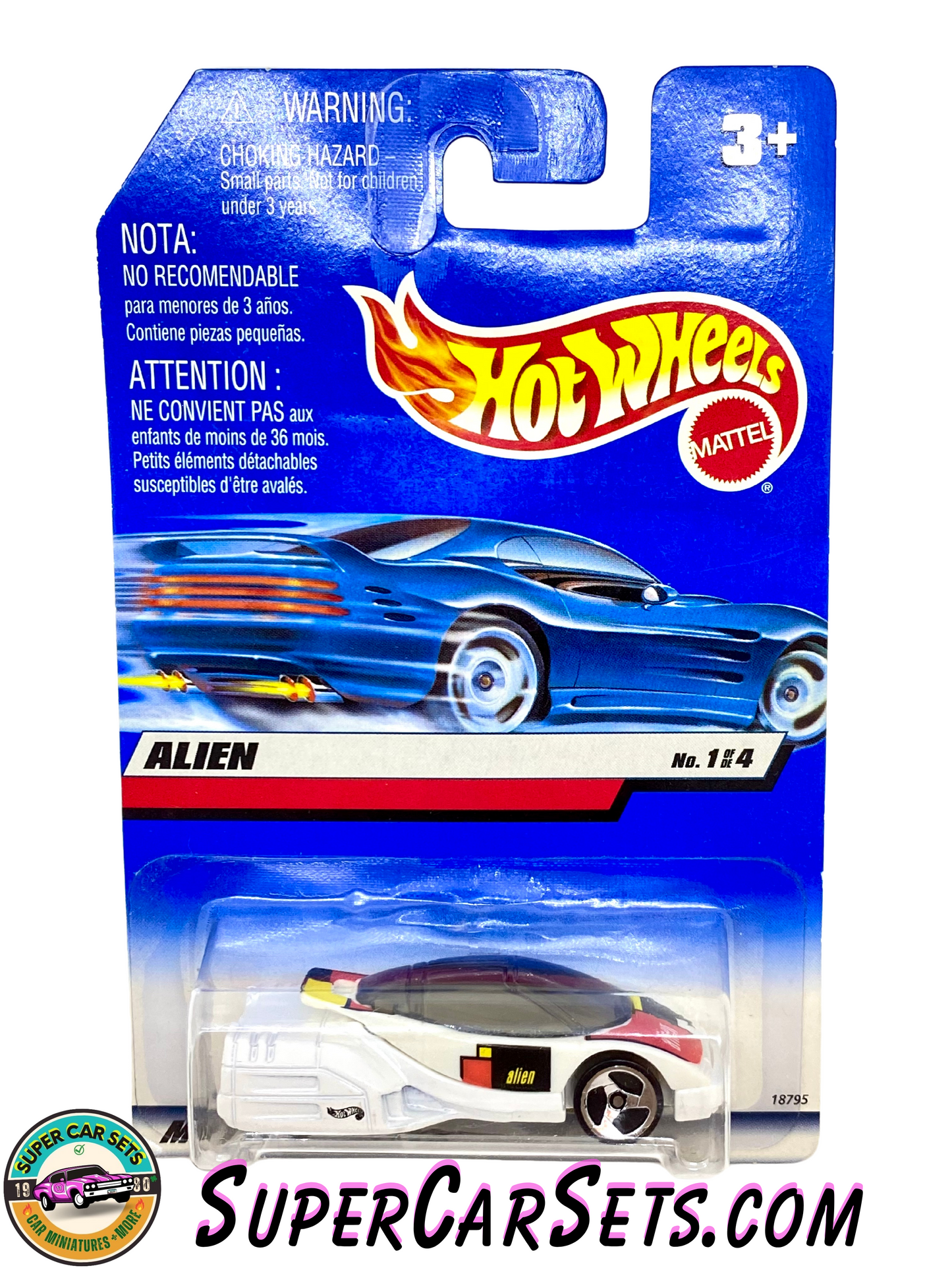 Hot Wheels (Year launched 1998) - Alien  (#1/4) (#18795)