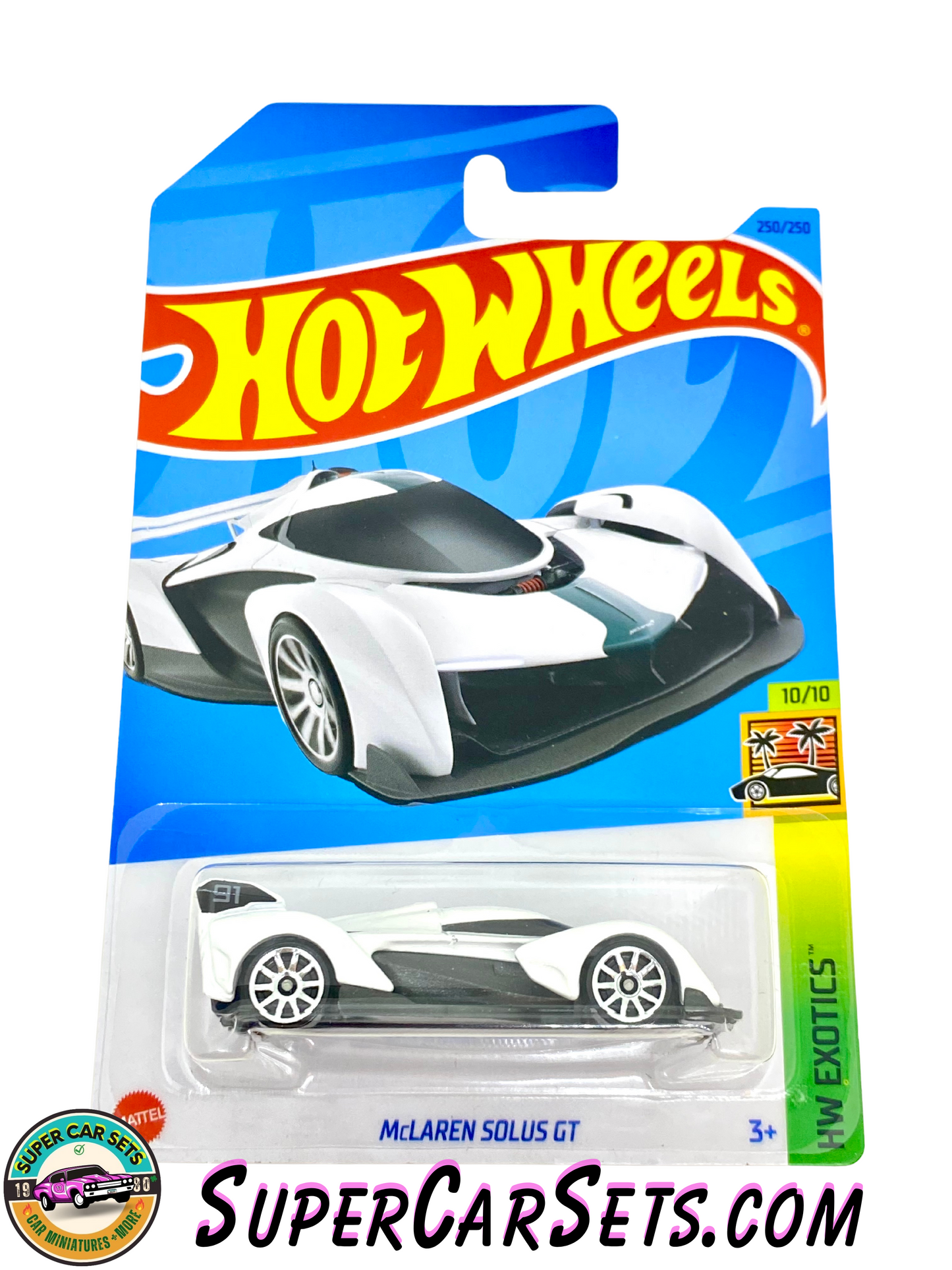 McLaren Solus GT (white colour) - Hot Wheels HW Exotics 2023 (10/10) (250/250)