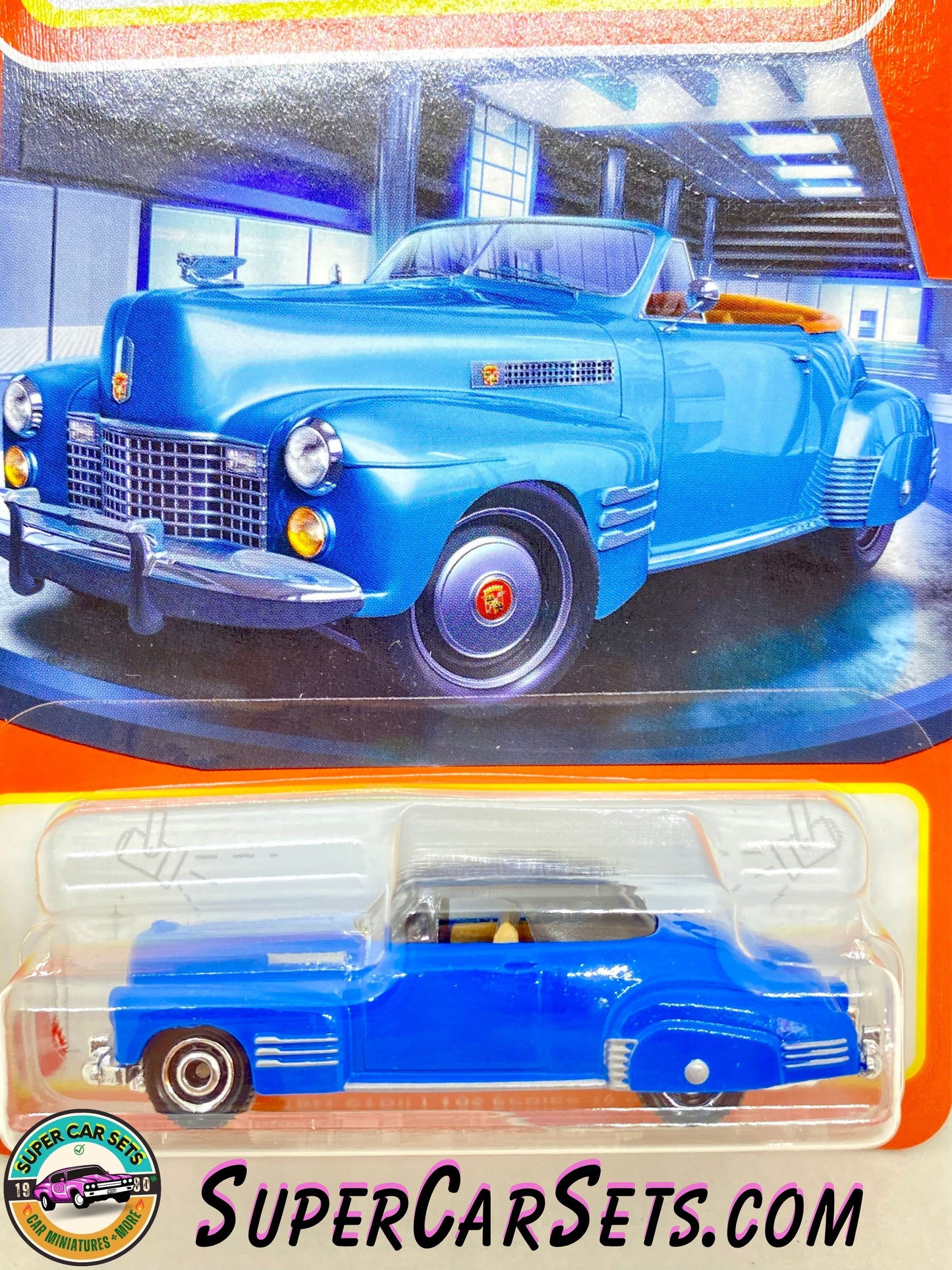 1941 Cadillac Series 62 Convertible Coupe (blue colour) (59/100) - Matchbox