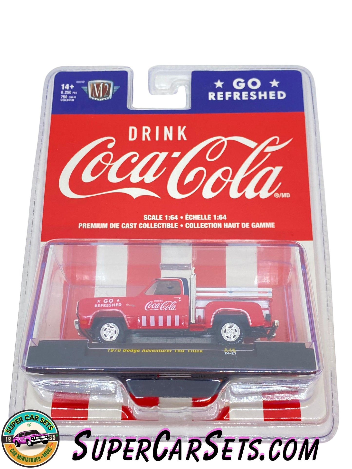 Coca-Cola – 1932 Ford Tudor Sedan (gelbe und rote Farbe) von M2 Machines