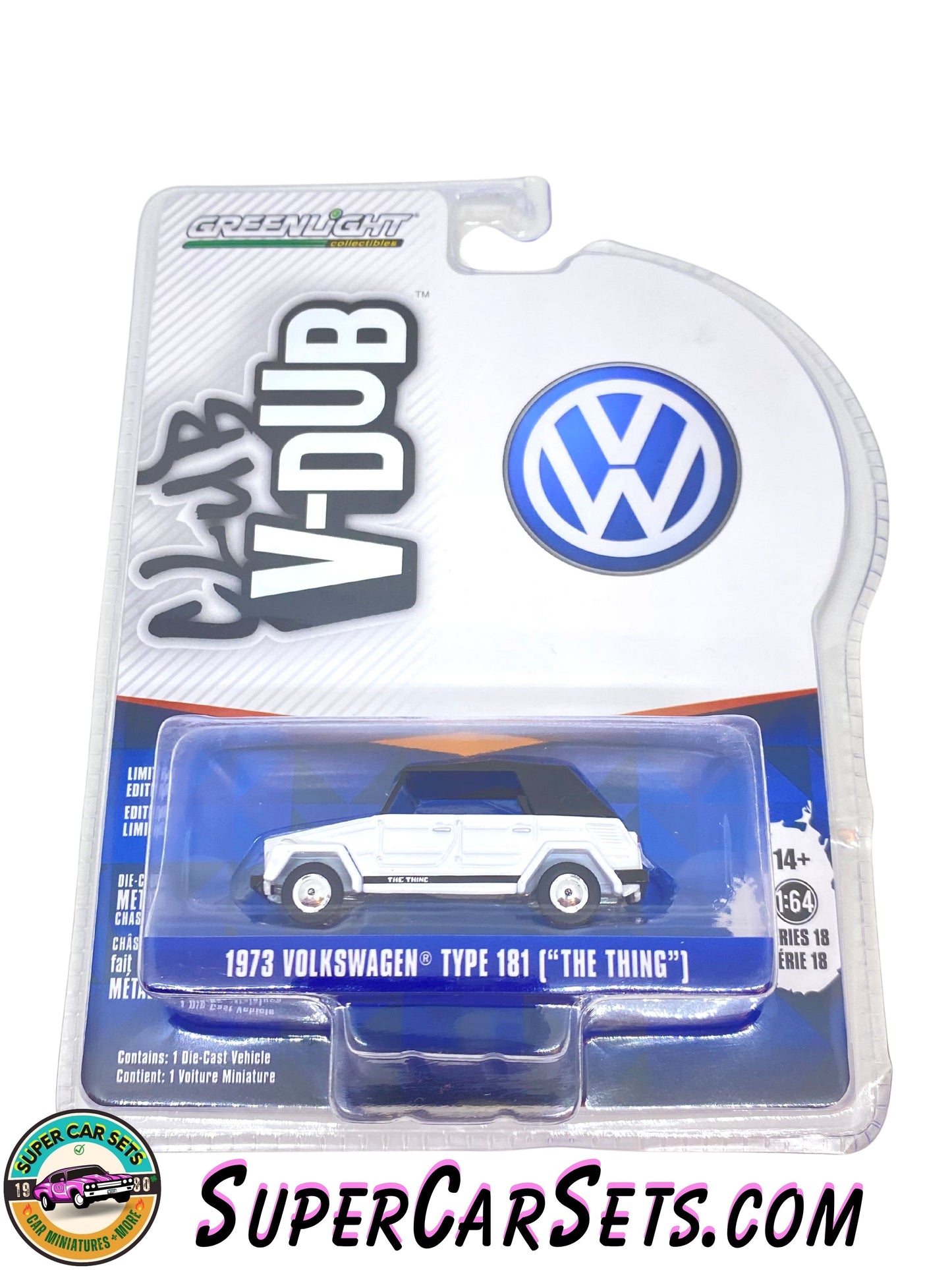 1973 Volkswagen Type 181 (“The Thing”) (white colour) - Club V-Dub - Serie 18 - made by Greenlight Collectables