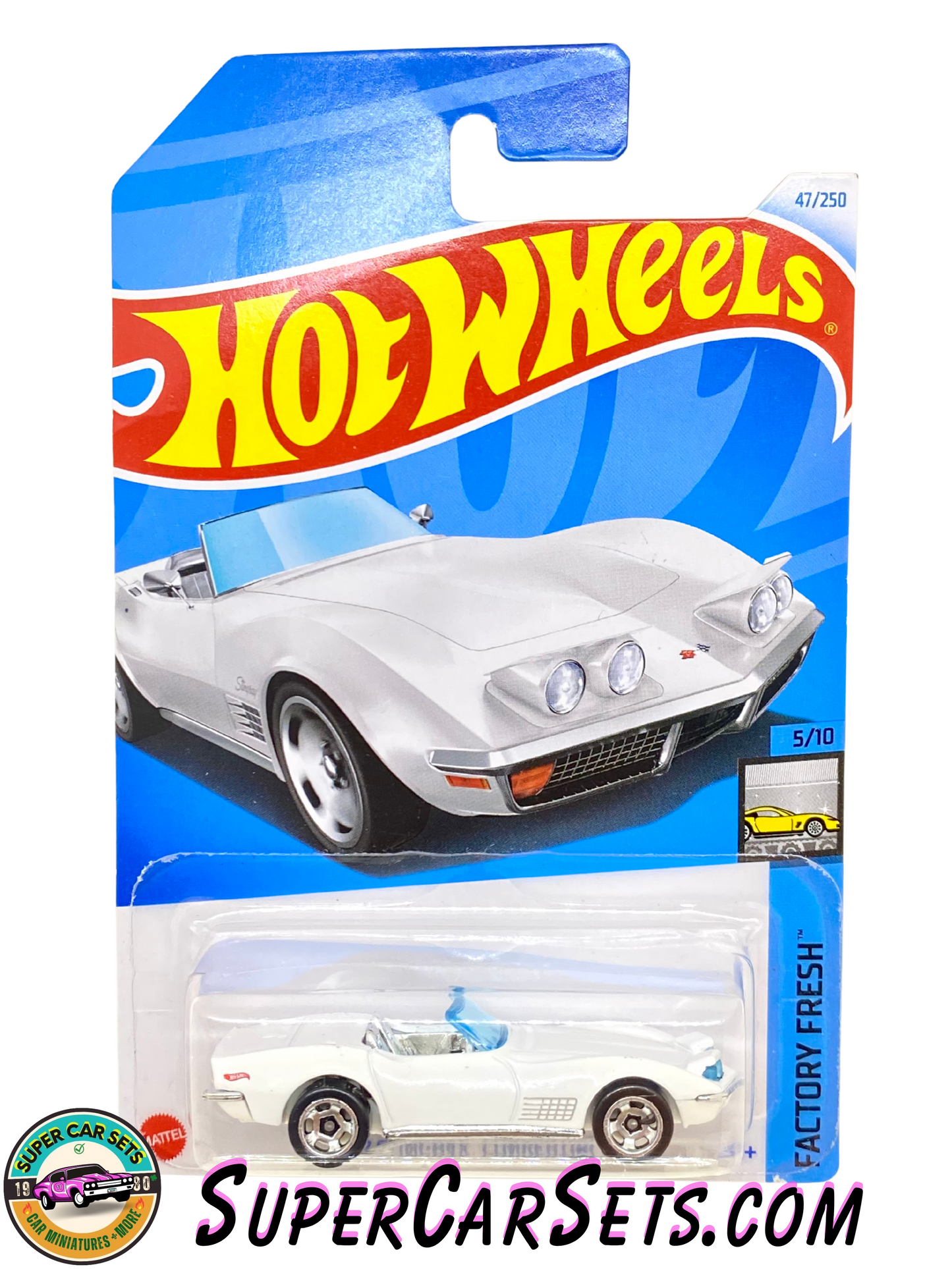 72 Stingray Convertible (white colour) - Hot Wheels Factory Fresh 2024 (5/10) (47/250)