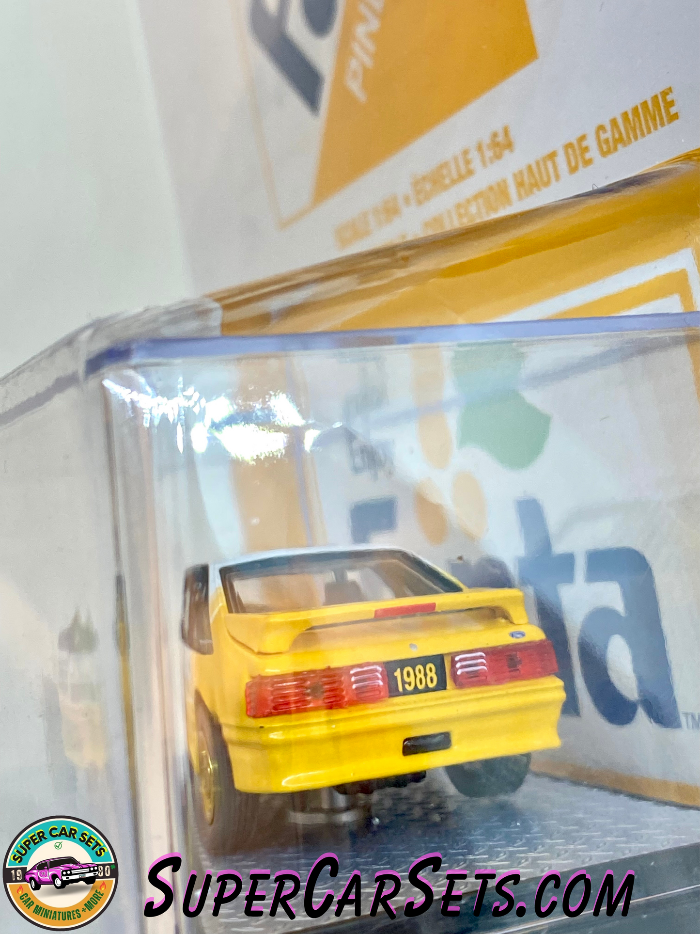 Fanta Pineapple 1988 Ford Mustang made by M2 Machines