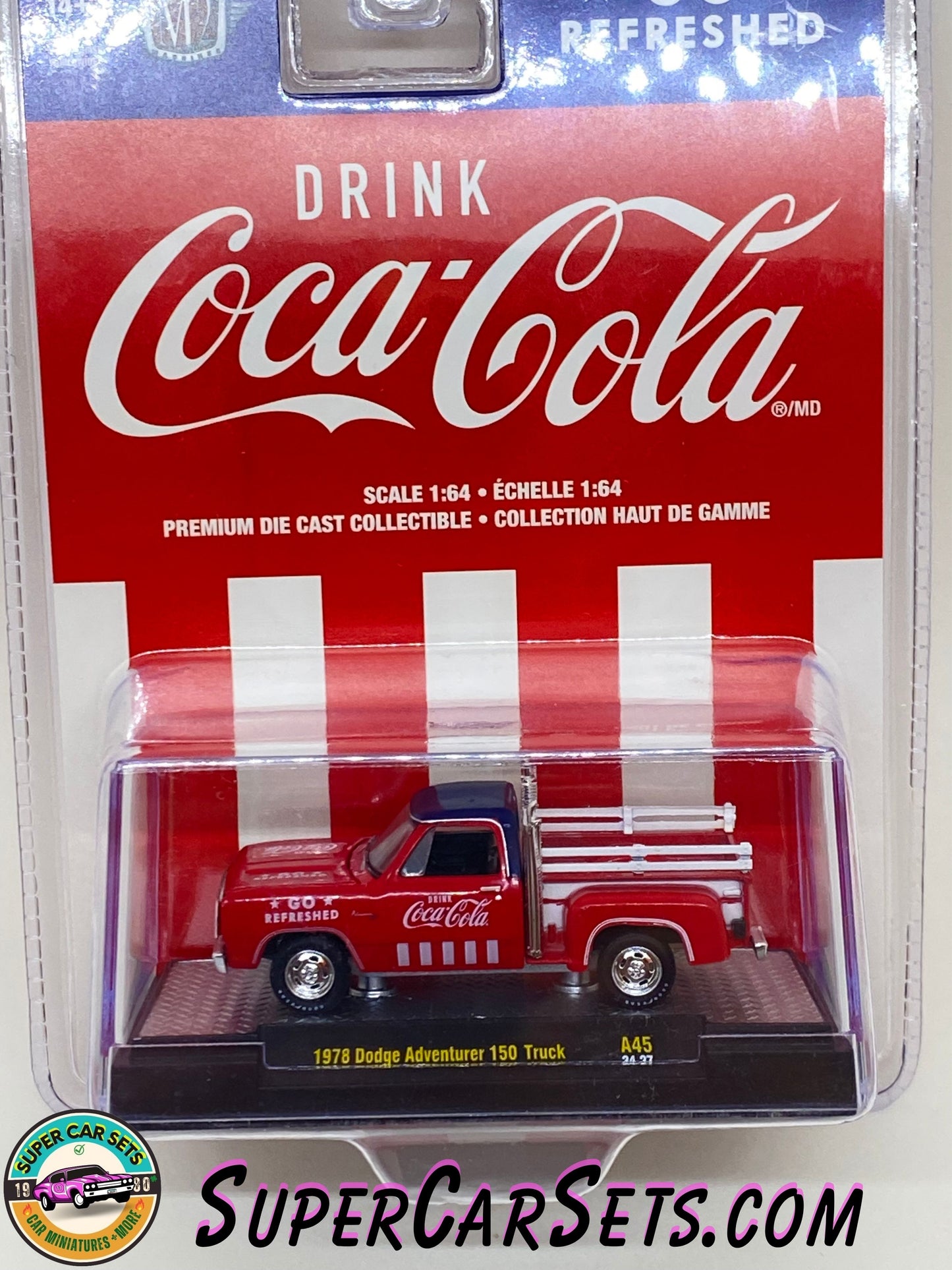 Coca-Cola – 1932 Ford Tudor Sedan (gelbe und rote Farbe) von M2 Machines