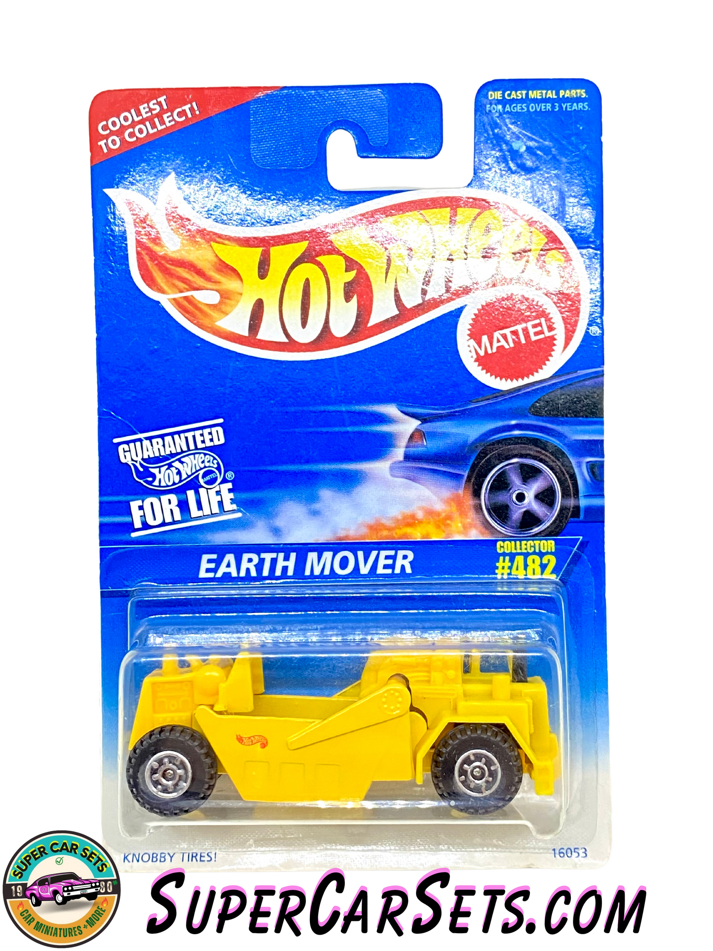 Hot Wheels (VINTAGE) (Year launched 1996) - Earth Mover (#482) (Knobby Tires!) (#16053)