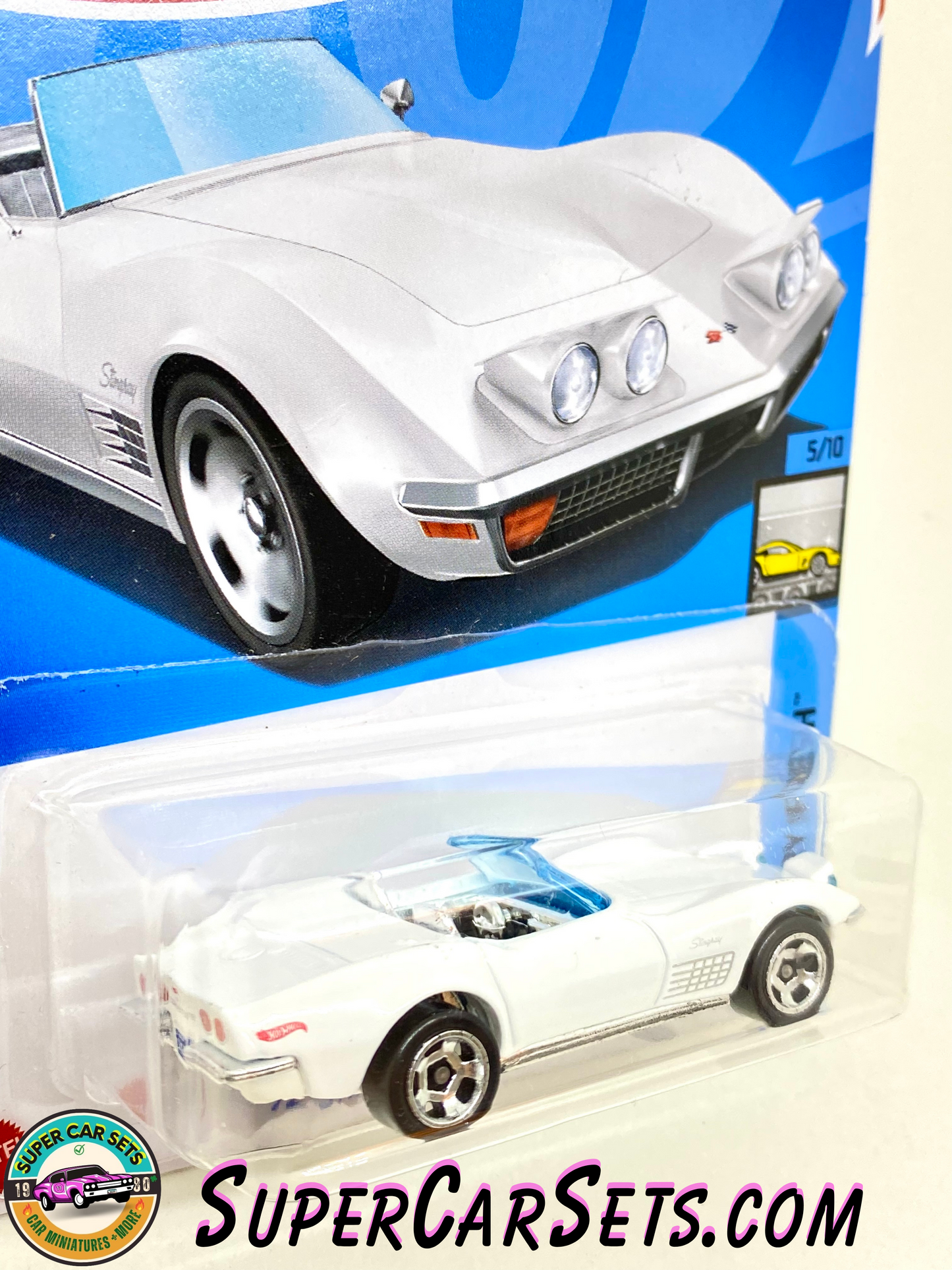 72 Stingray Convertible (white colour) - Hot Wheels Factory Fresh 2024 (5/10) (47/250)