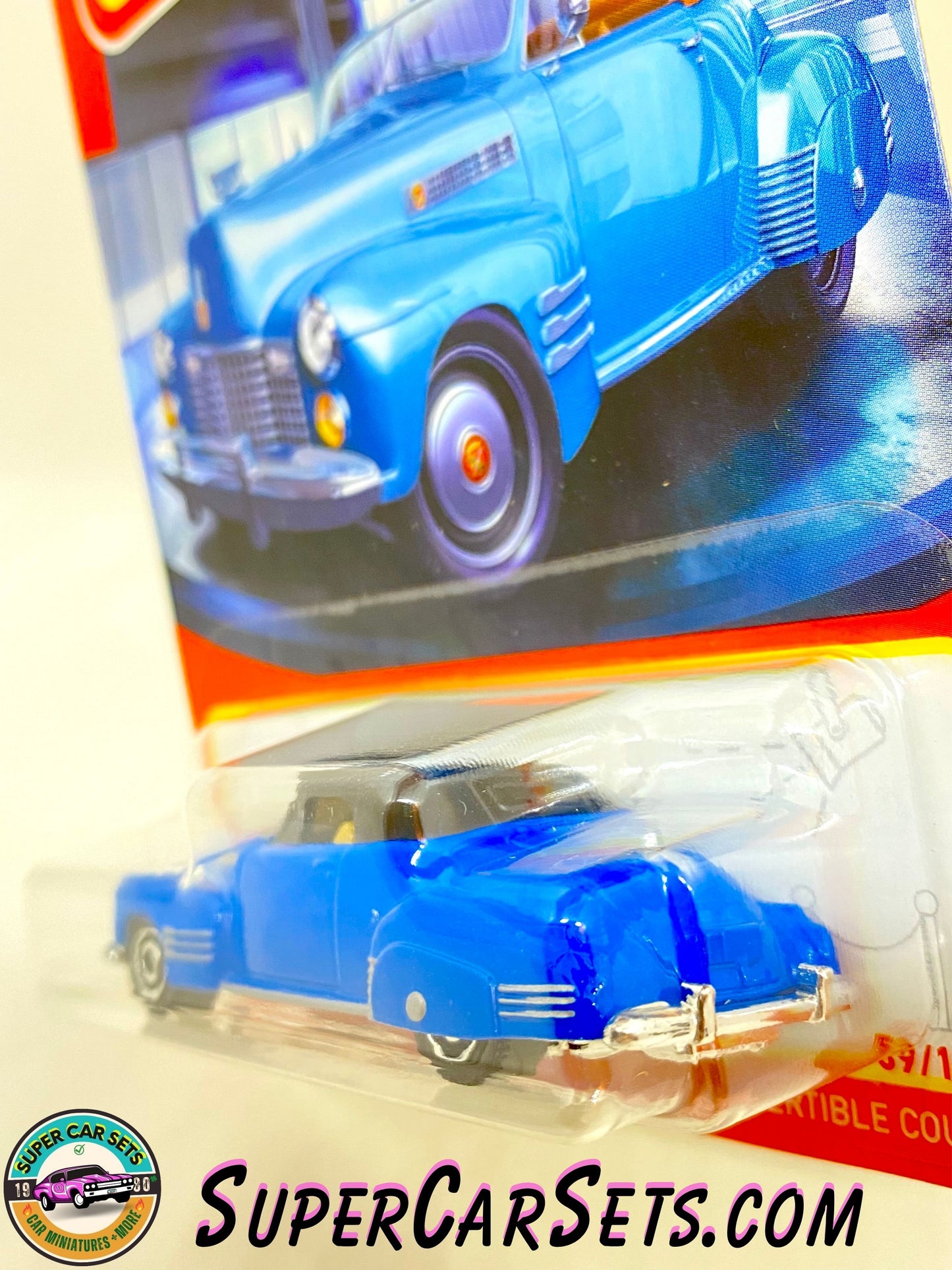 1941 Cadillac Series 62 Convertible Coupe (blue colour) (59/100) - Matchbox