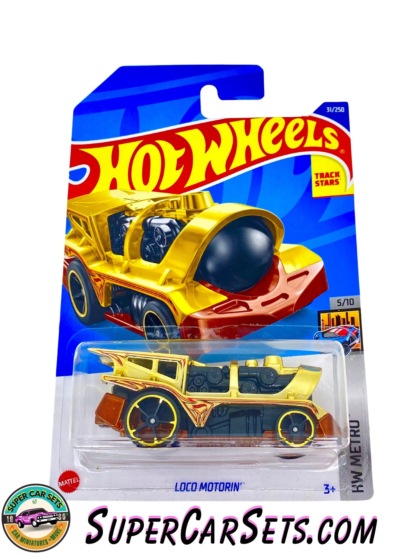 Loco Motorin’ (gold colour) - Hot Wheels HW Metro - 2022 (5/10) (31/250)