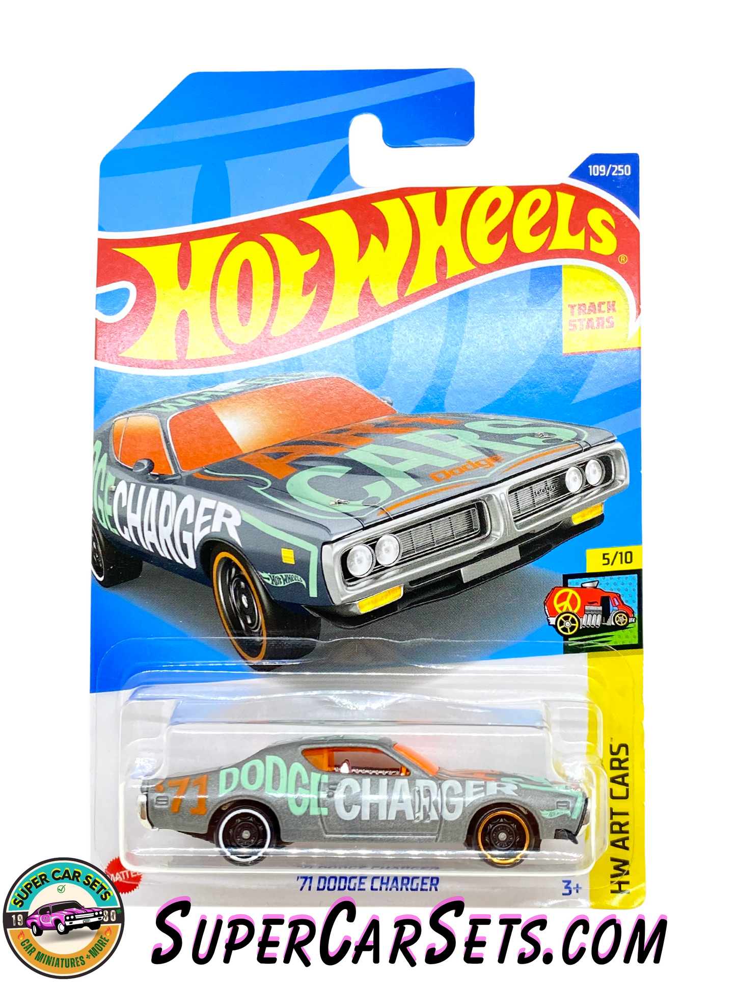 71 Dodge Charger - Hot Wheels HW Art Cars 2022 (5/10)