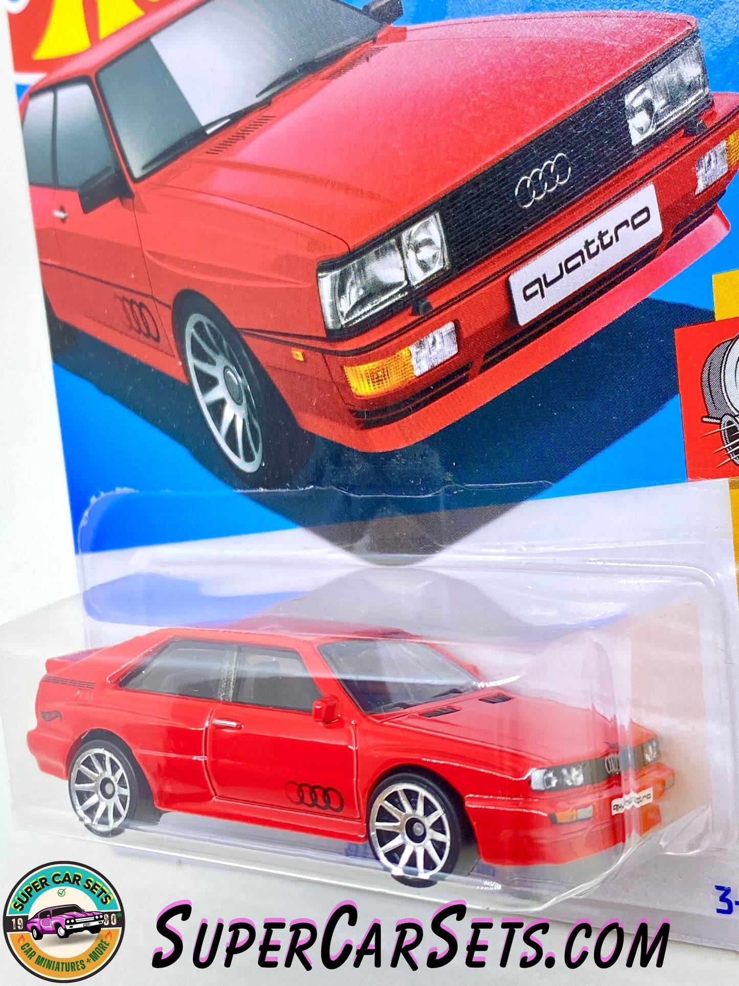 87 Audi Quattro (red colour) - Hot Wheels HW Turbo - 2024 (2/5) (102/250)