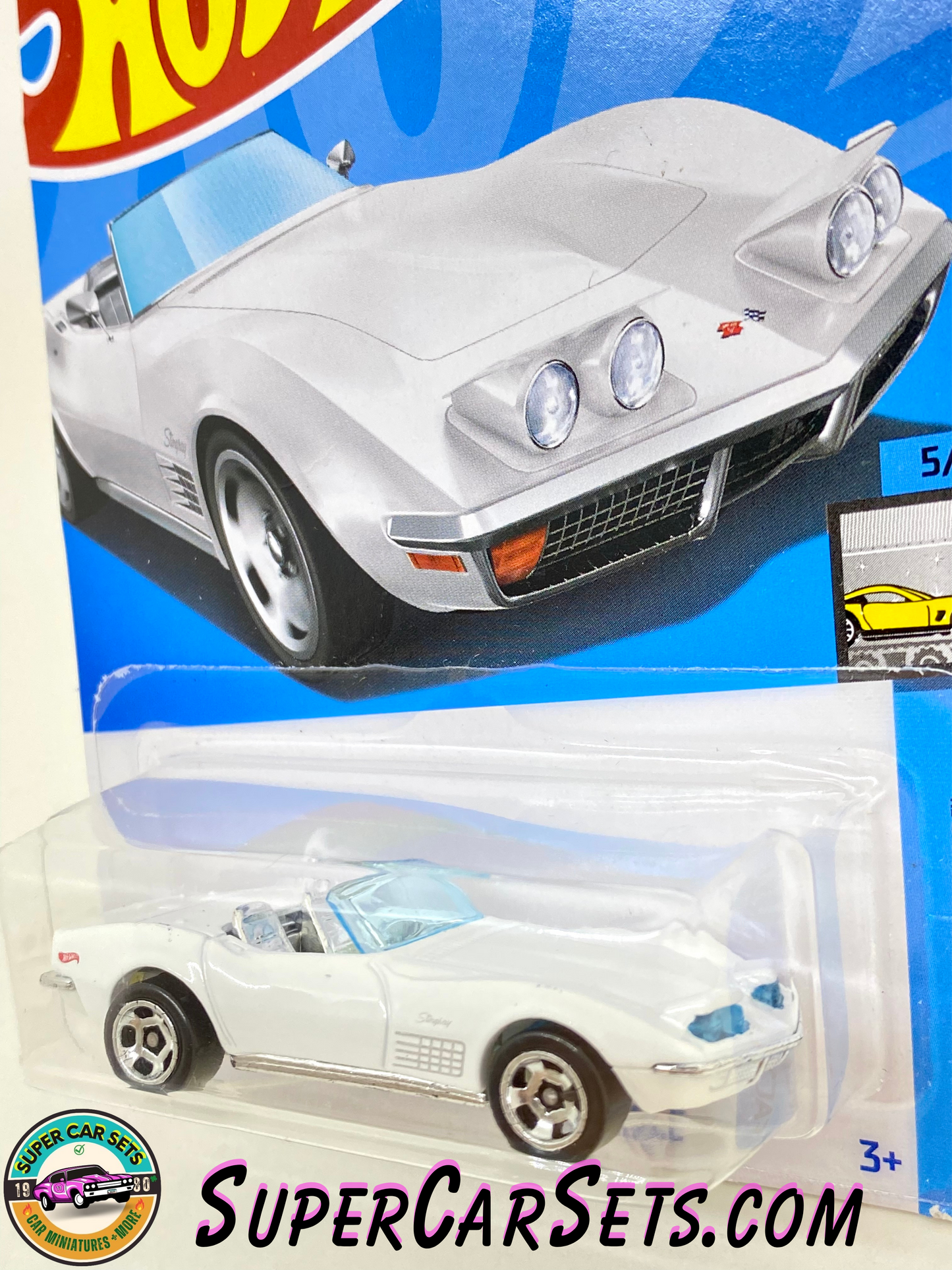 72 Stingray Convertible (white colour) - Hot Wheels Factory Fresh 2024 (5/10) (47/250)