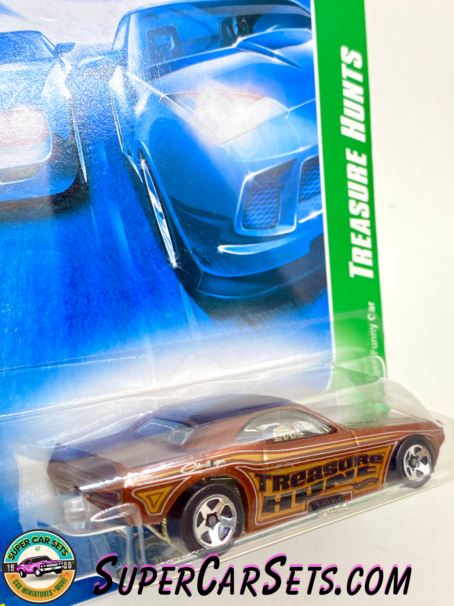 Hot Wheels T-Hunt (Year launched 2008) (07/12) (167/196) Dodge Challenger Funny Car (TREASURE HUNT)