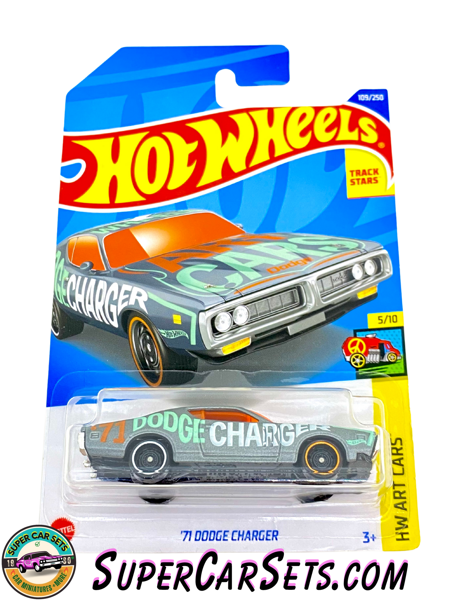 71 Dodge Charger - Hot Wheels HW Art Cars 2022 (5/10)