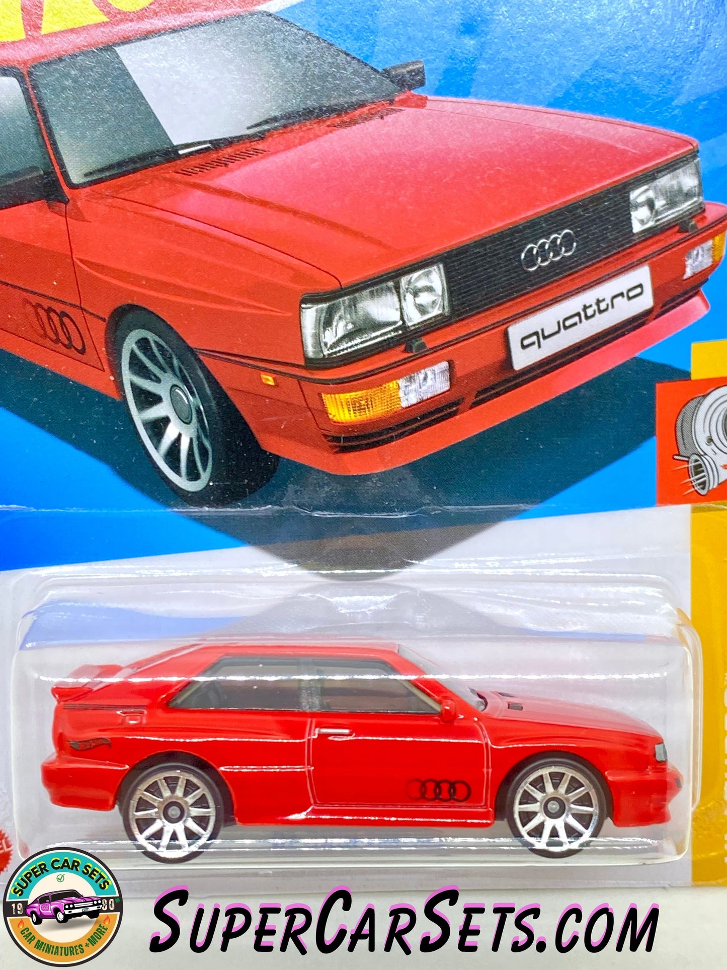 87 Audi Quattro (red colour) - Hot Wheels HW Turbo - 2024 (2/5) (102/250)