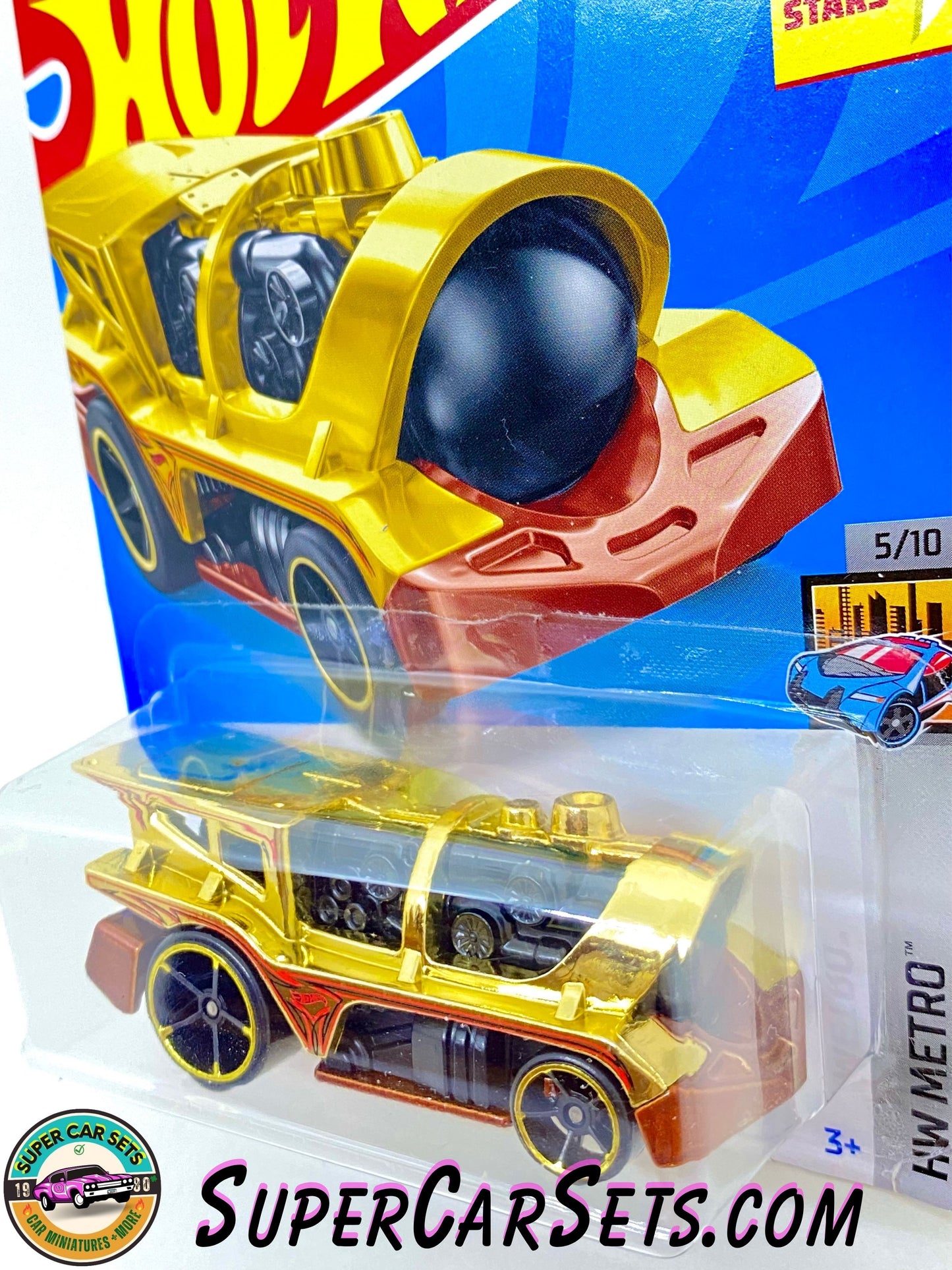 Loco Motorin’ (gold colour) - Hot Wheels HW Metro - 2022 (5/10) (31/250)