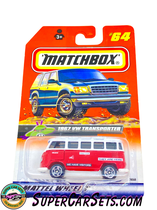 1967 VW Transporter (#64) (36568) (Card aged) (Year launched 1999) - Matchbox