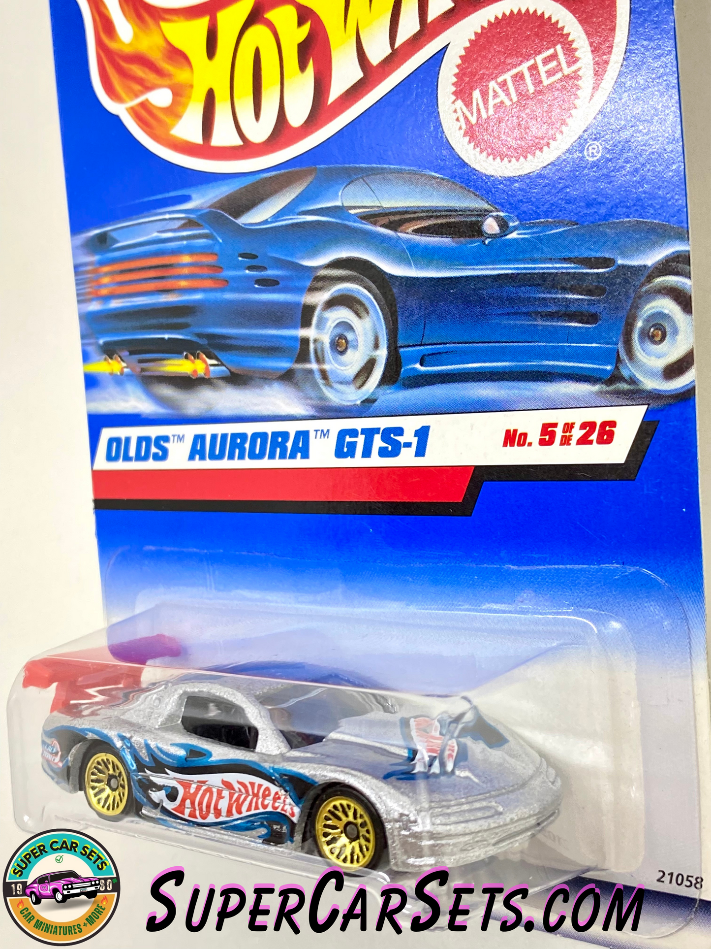 Hot Wheels  (Year launched 1999) - Olds Aurora GTS-1 (6/26) (#21058)