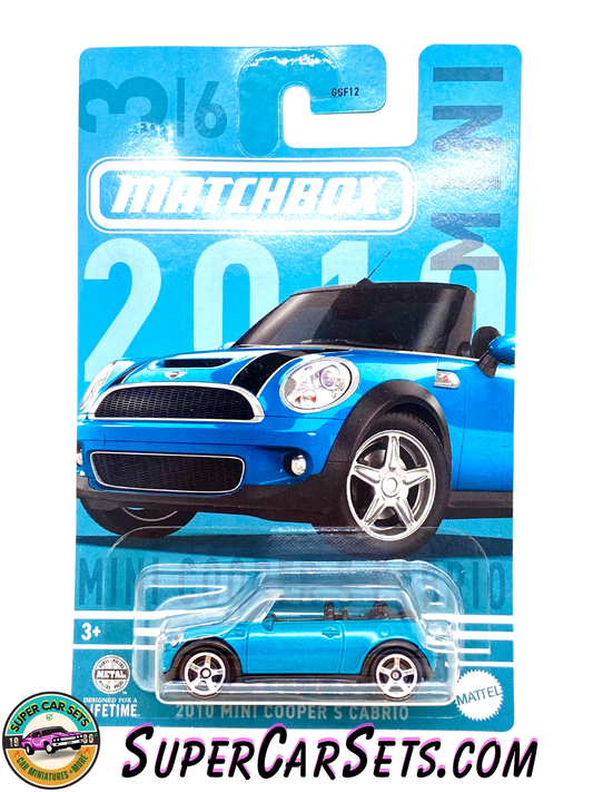 Matchbox - Mini - 2010 Mini Cooper S Cabrio (blue colour)