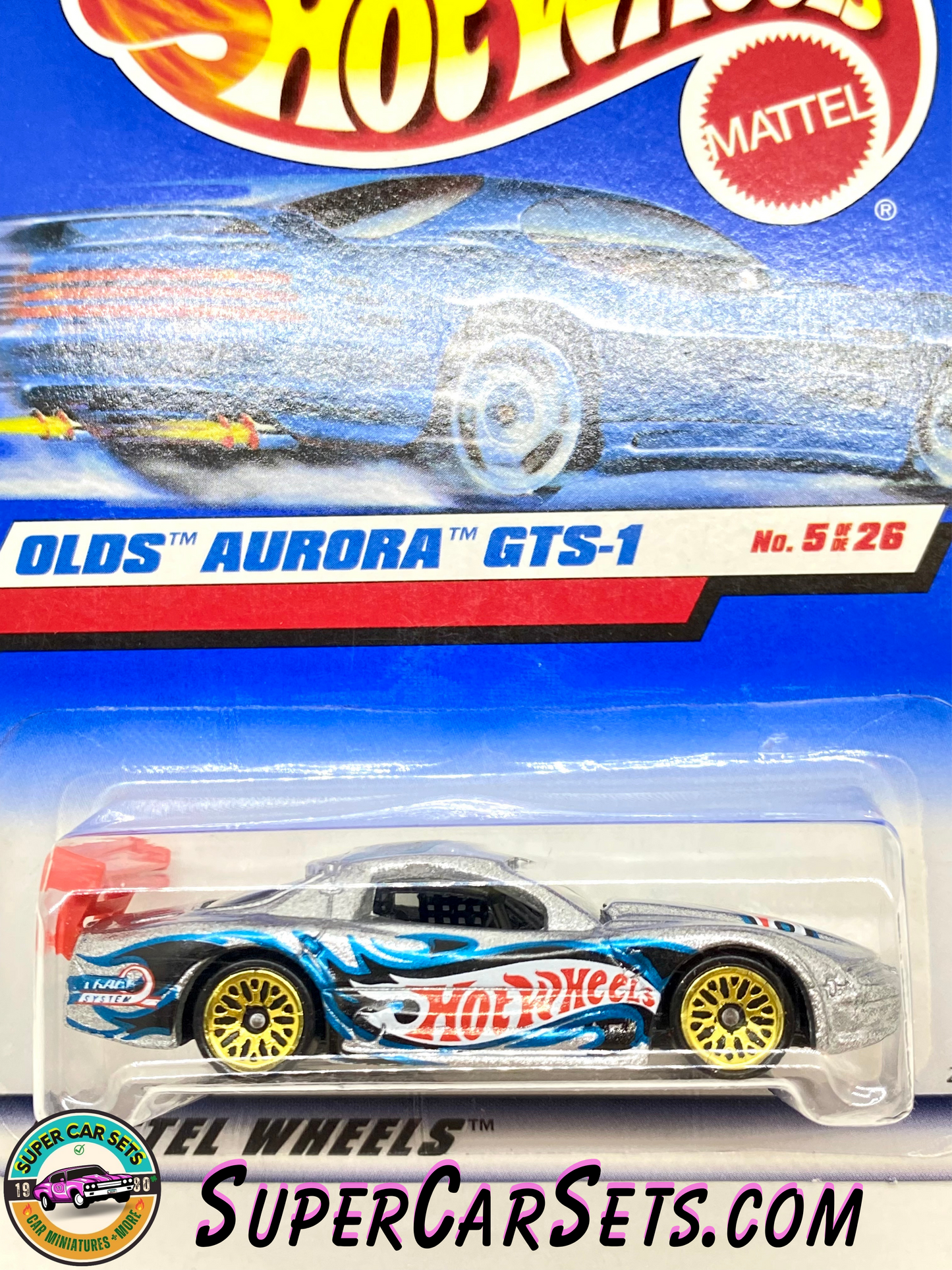 Hot Wheels  (Year launched 1999) - Olds Aurora GTS-1 (6/26) (#21058)