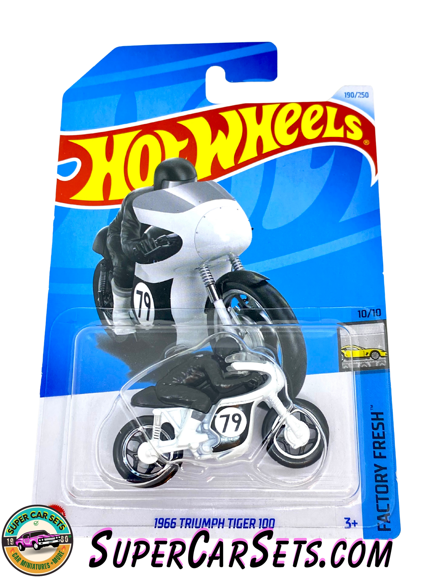 1966 Triumph Tiger 100 - Hot Wheels Factory Fresh 2024 (10/10) (190/250)