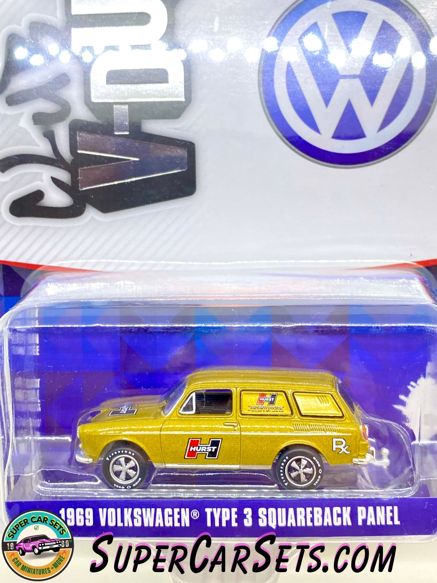 1969 Volkswagen Type 3 Squareback Panel - Club V-Dub - Serie 19 - made by Greenlight Collectables