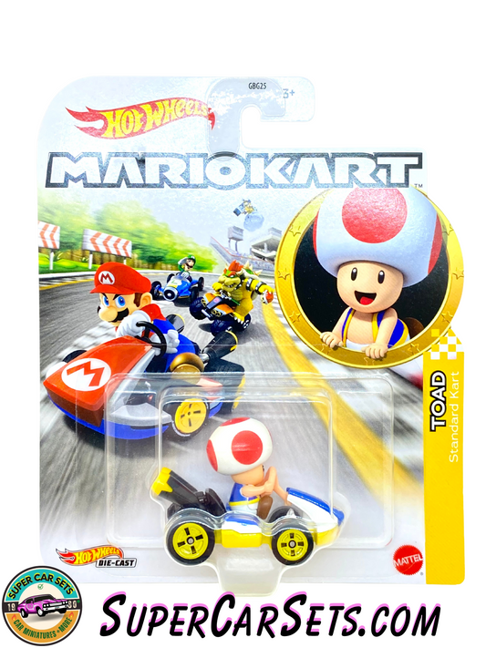 Toad - Standard Kart - Mario Kart Hot Wheels