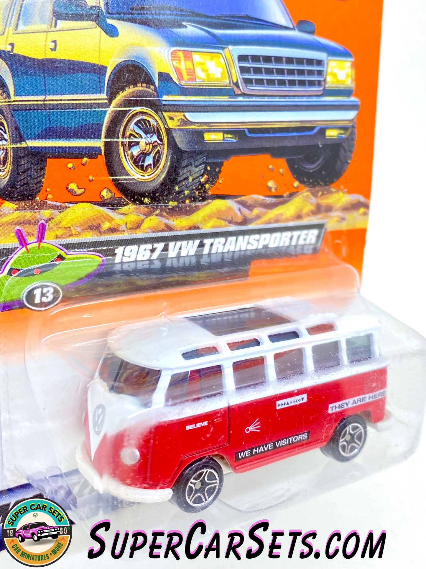 1967 VW Transporter (#64) (36568) (Card aged) (Year launched 1999) - Matchbox