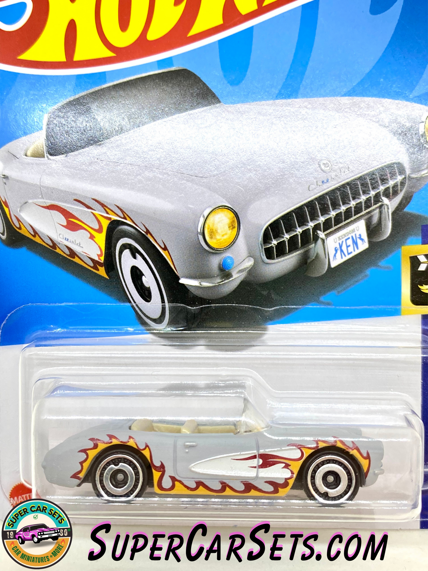 1956 Corvette (Barbie) - Hot Wheels HW Screen Time 2024 (3/10) (29/250)