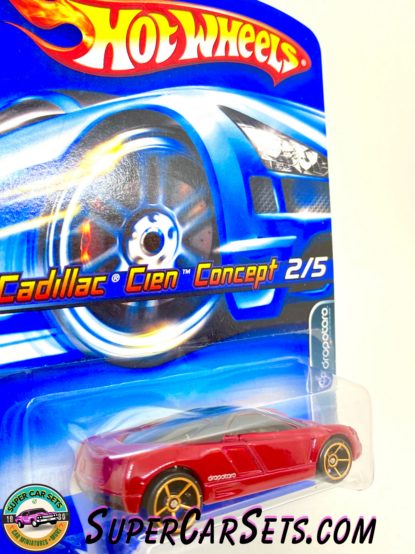 Hot Wheels - (VINTAGE) - Cadillac Cien Concept 2/5 - Dropstars 2/5 (#057) (Year launched 2006)