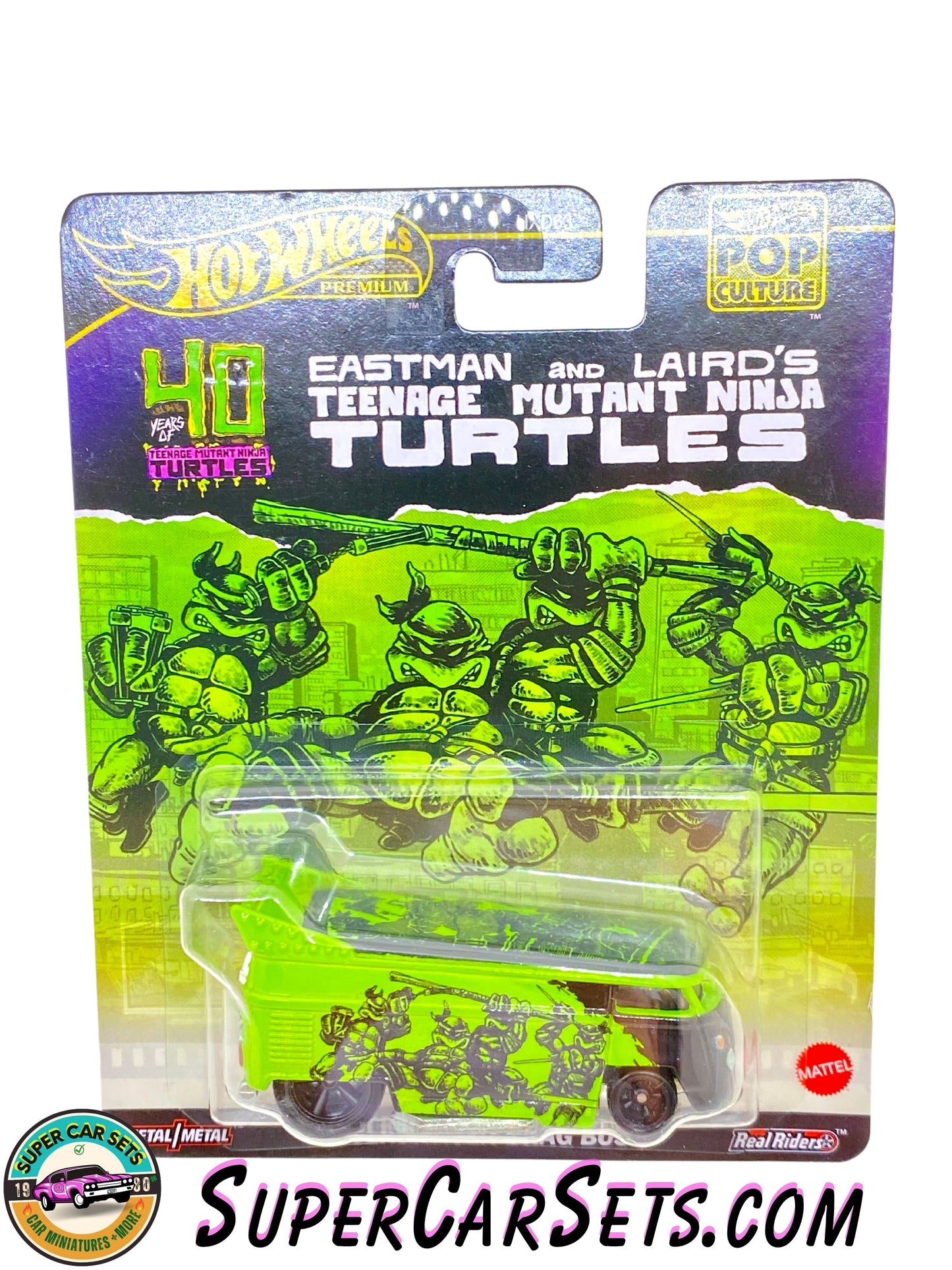 Teenage Mutant Ninja Turtles (40 Years) - Volkswagen Drag Bus - Hot Wheels Premium Pop Culture