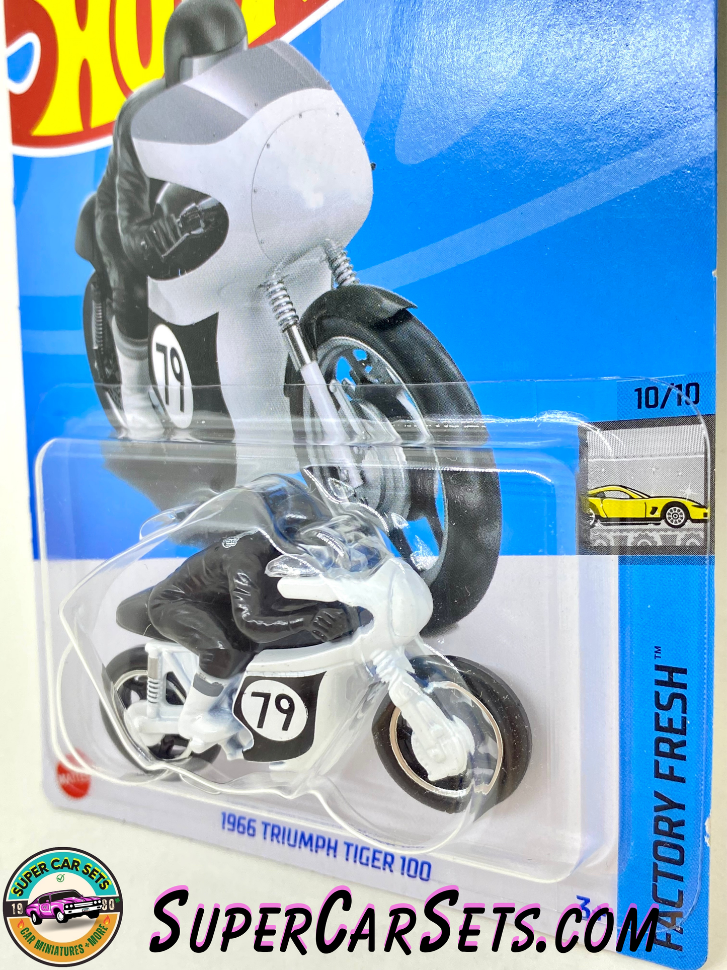 1966 Triumph Tiger 100 - Hot Wheels Factory Fresh 2024 (10/10) (190/250)