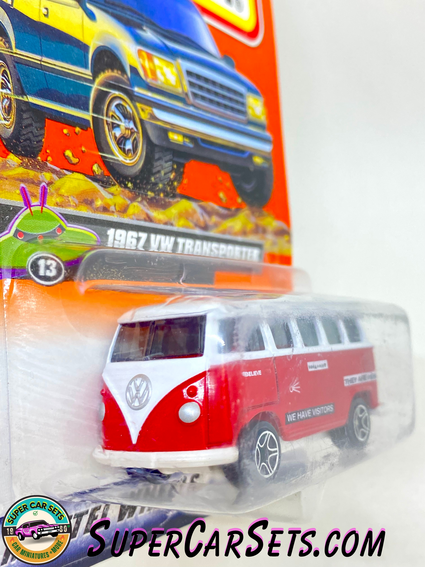 1967 VW Transporter (#64) (36568) (Card aged) (Year launched 1999) - Matchbox