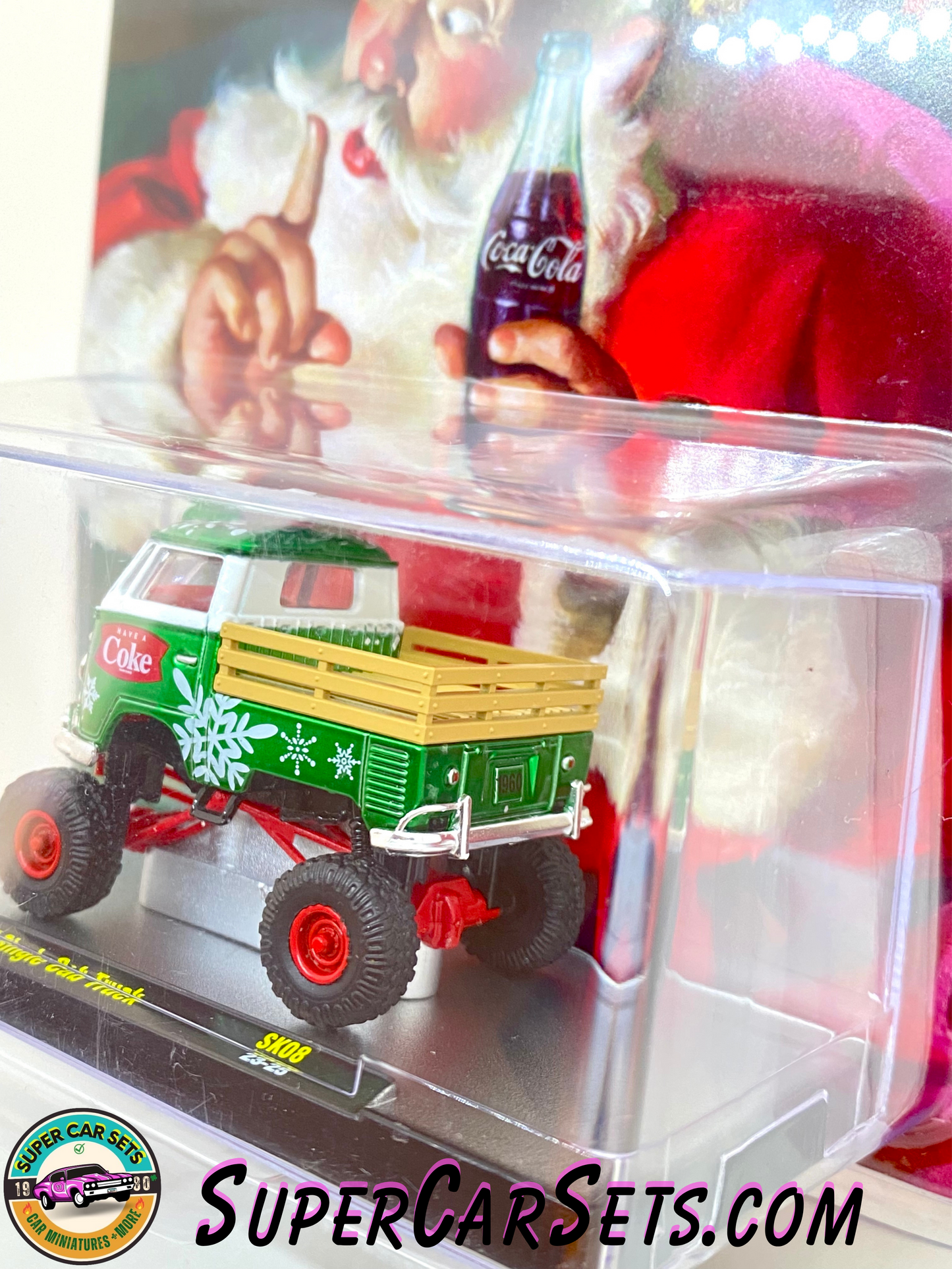 Coca-Cola Christmas 2023 - 1960 VW Single Cab Truck made by M2 Machines