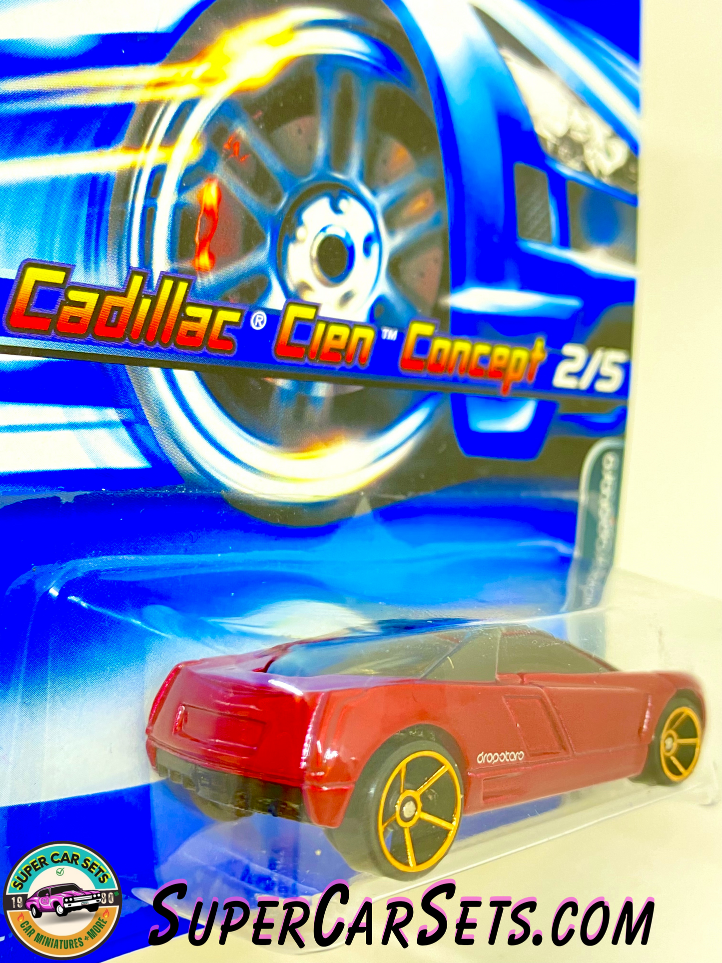 Hot Wheels - (VINTAGE) - Cadillac Cien Concept 2/5 - Dropstars 2/5 (#057) (Year launched 2006)