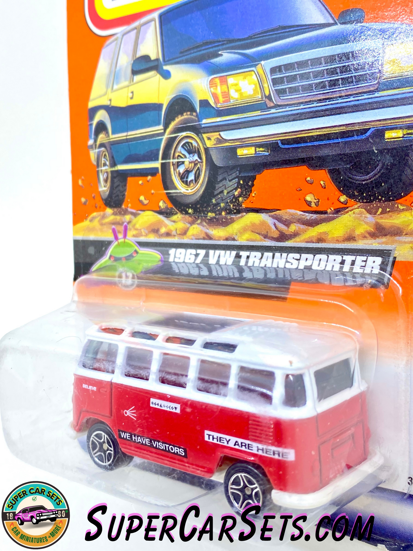 1967 VW Transporter (#64) (36568) (Card aged) (Year launched 1999) - Matchbox