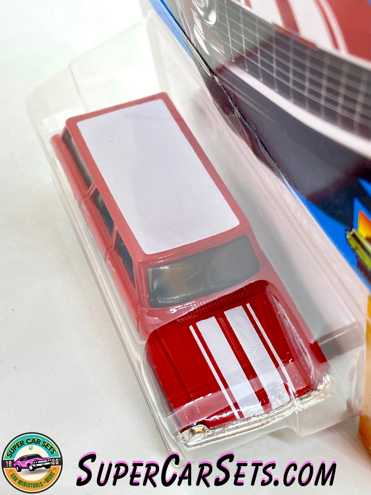 64 Chevy Nova Wagon (red colour) - Hot Wheels HW Wagons - 2023 (3/5) (222/250)