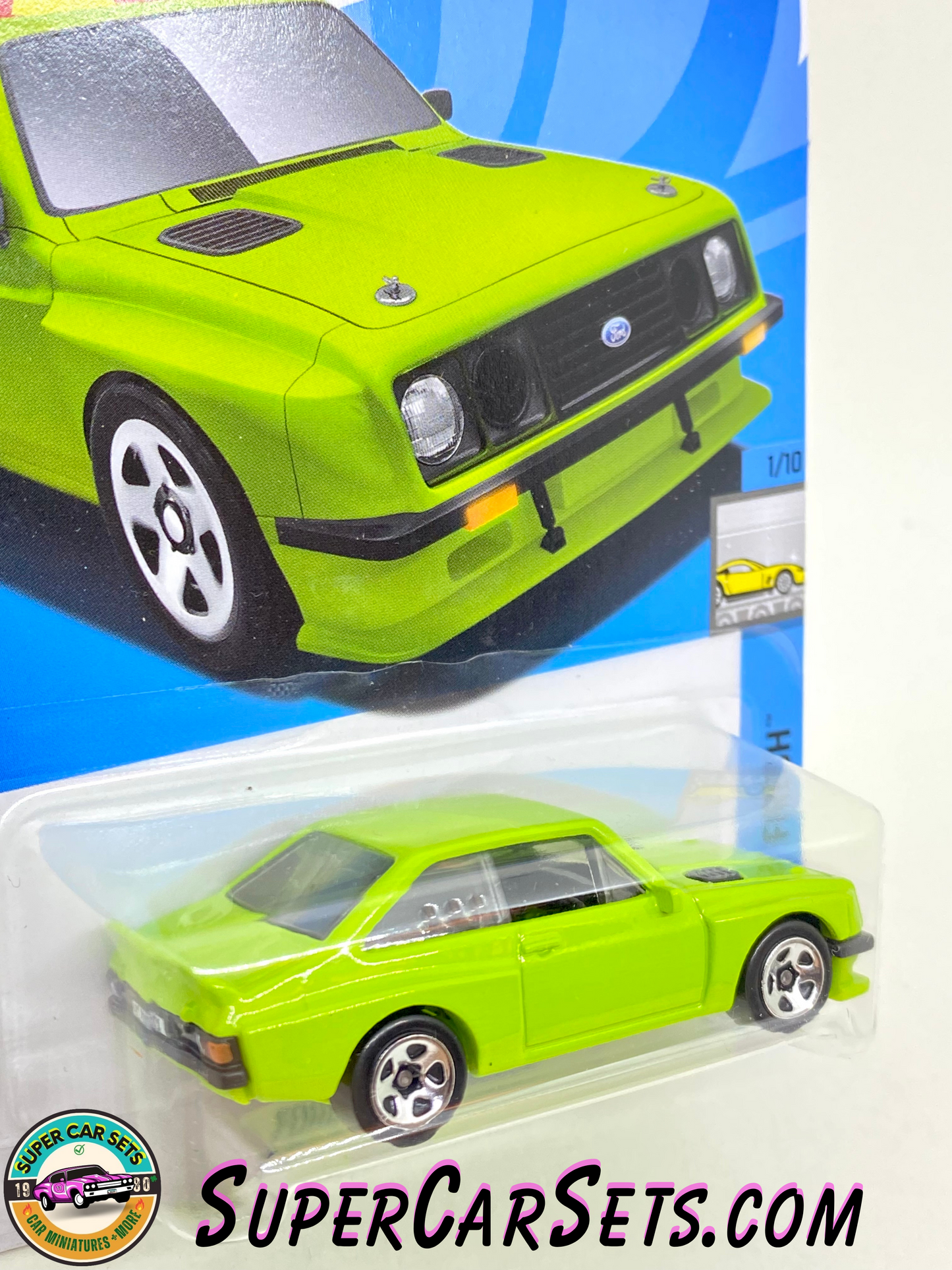 Ford Escort RS2000 (green colour) - Hot Wheels Factory Fresh - 2024 (1/10) (23/250)