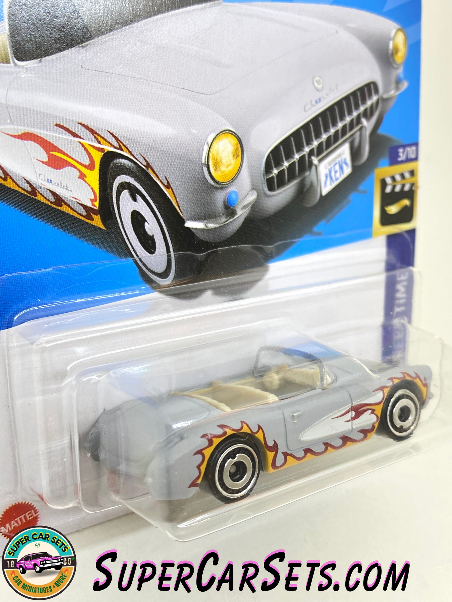 1956 Corvette (Barbie) - Hot Wheels HW Screen Time 2024 (3/10) (29/250)