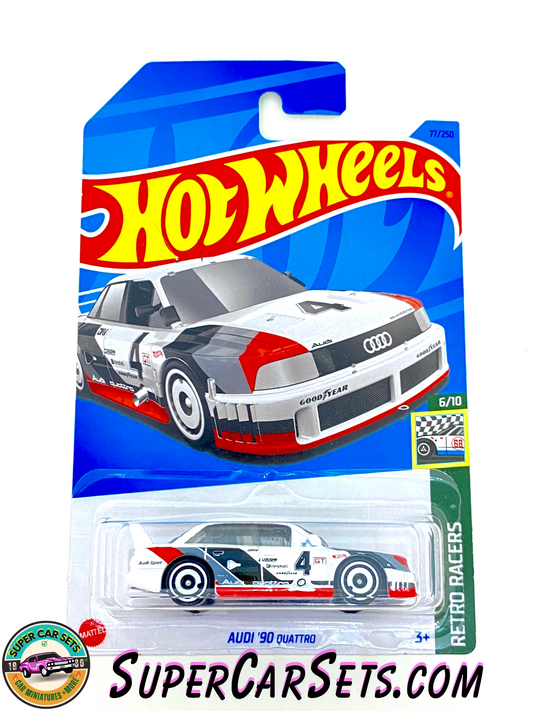 Audi ’90 Quattro (white colour) - Hot Wheels - Retro Racers 2023 (6/10) (77/250)