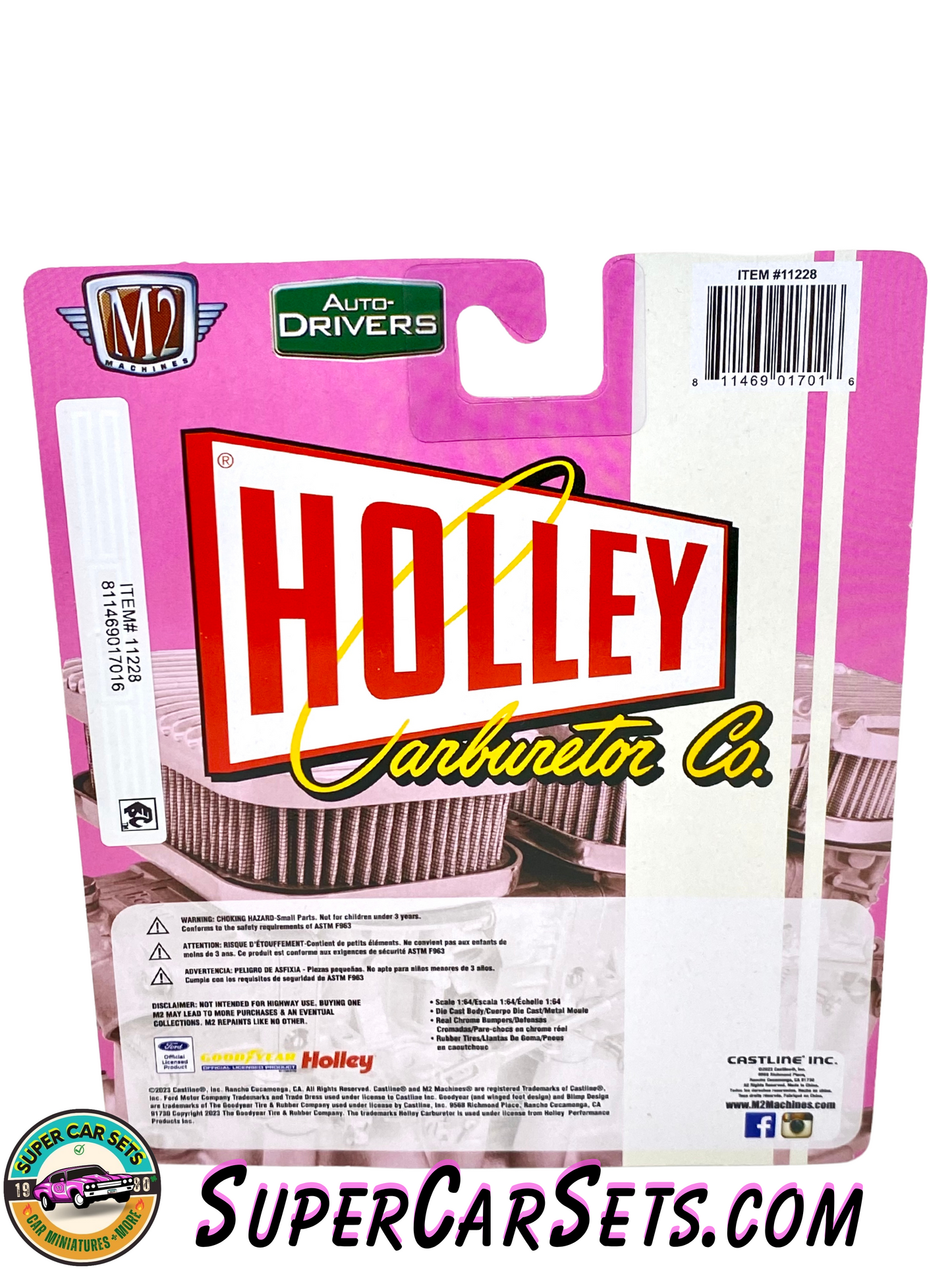 Holley - 1949 Mercury Custom R99 “8” (pink colour) by M2 Machines