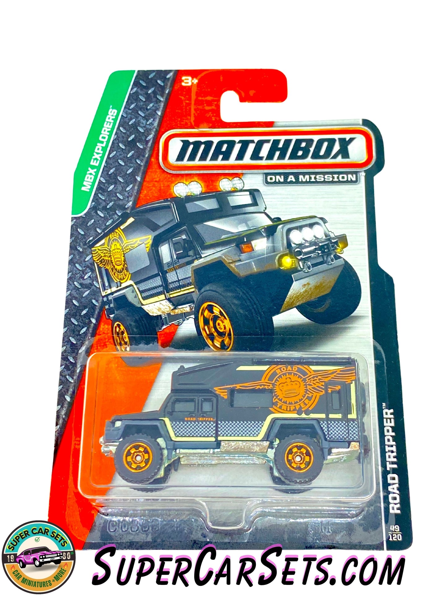 Road Tripper (card slightly bent) (BDT43-0719) (Year launched 2014) - Matchbox MBX Explorers 2014 (49/120)