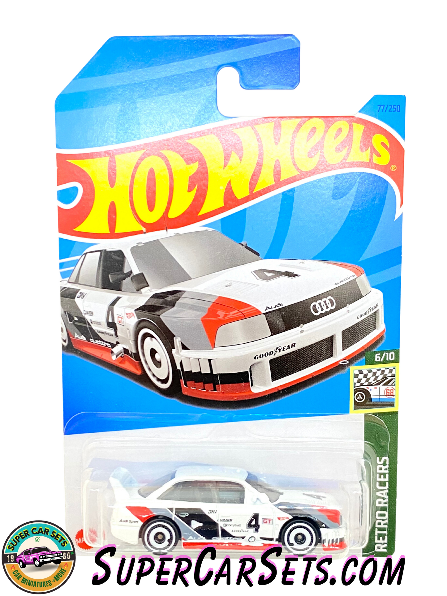 Audi ’90 Quattro (white colour) - Hot Wheels - Retro Racers 2023 (6/10) (77/250)