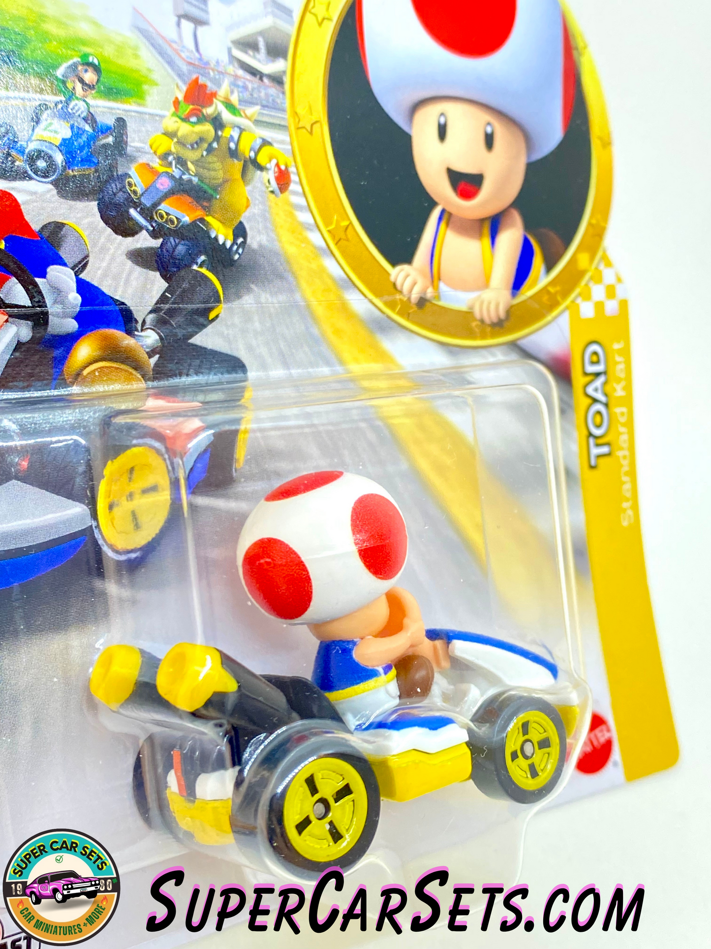 Toad - Standard Kart - Mario Kart Hot Wheels