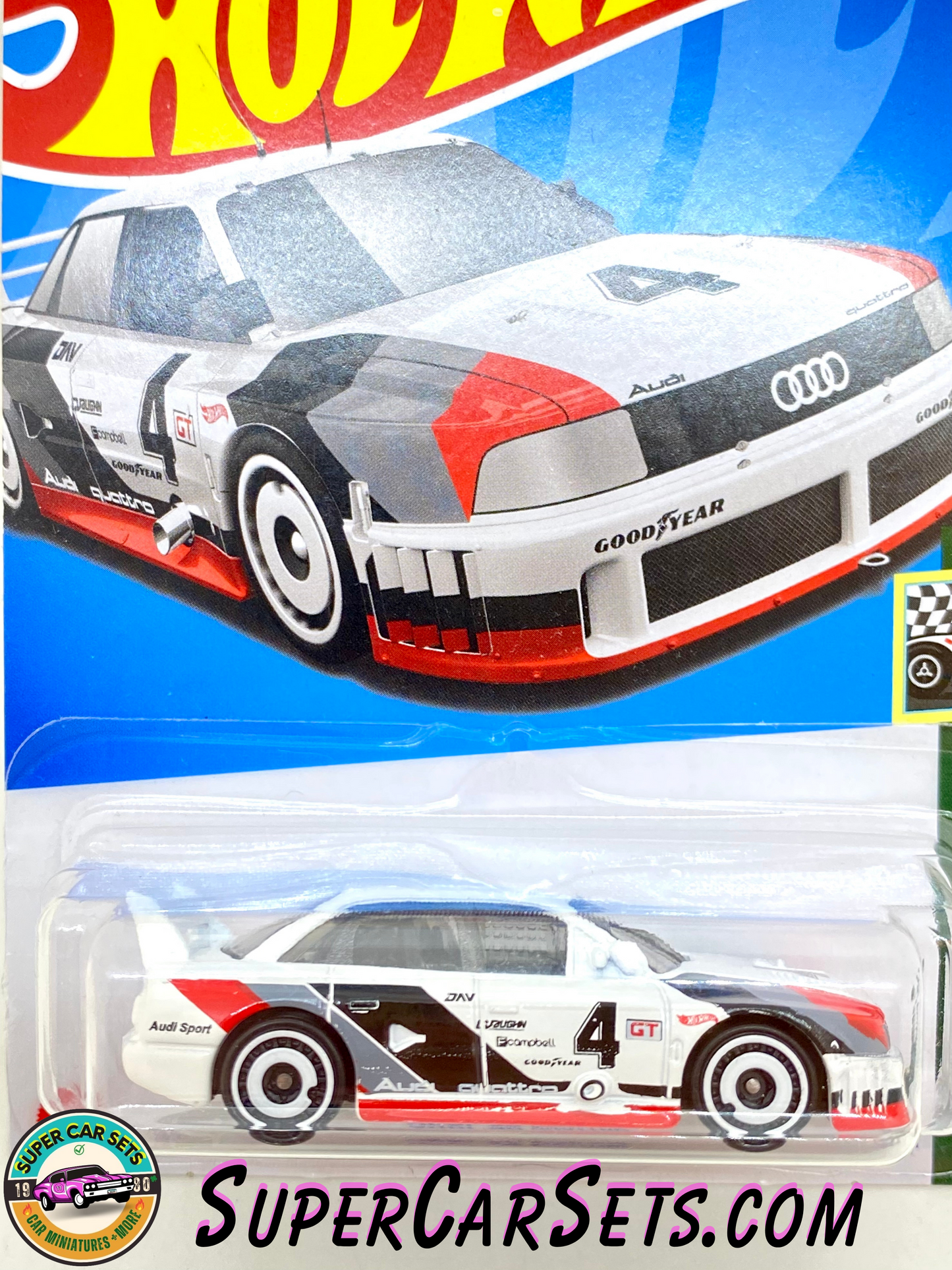 Audi ’90 Quattro (white colour) - Hot Wheels - Retro Racers 2023 (6/10) (77/250)