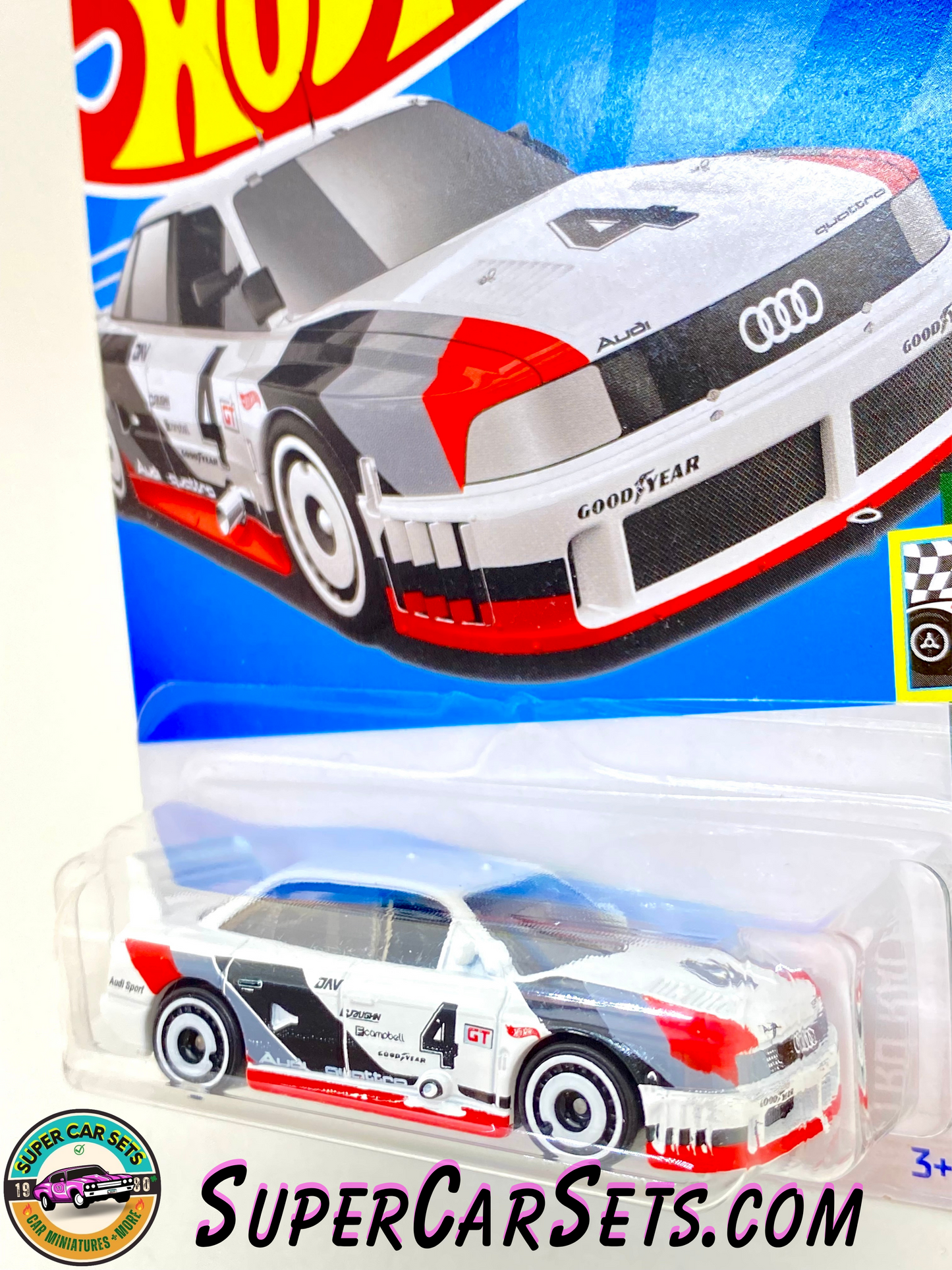 Audi ’90 Quattro (white colour) - Hot Wheels - Retro Racers 2023 (6/10) (77/250)