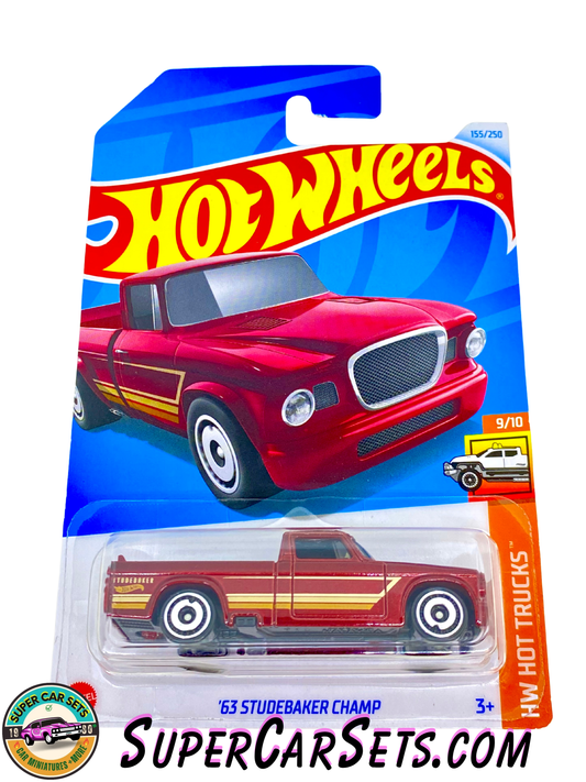 63 Studebaker Champ (card slightly bent) - Hot Wheels HW Hot Trucks 2024 (9/10) (155/250)